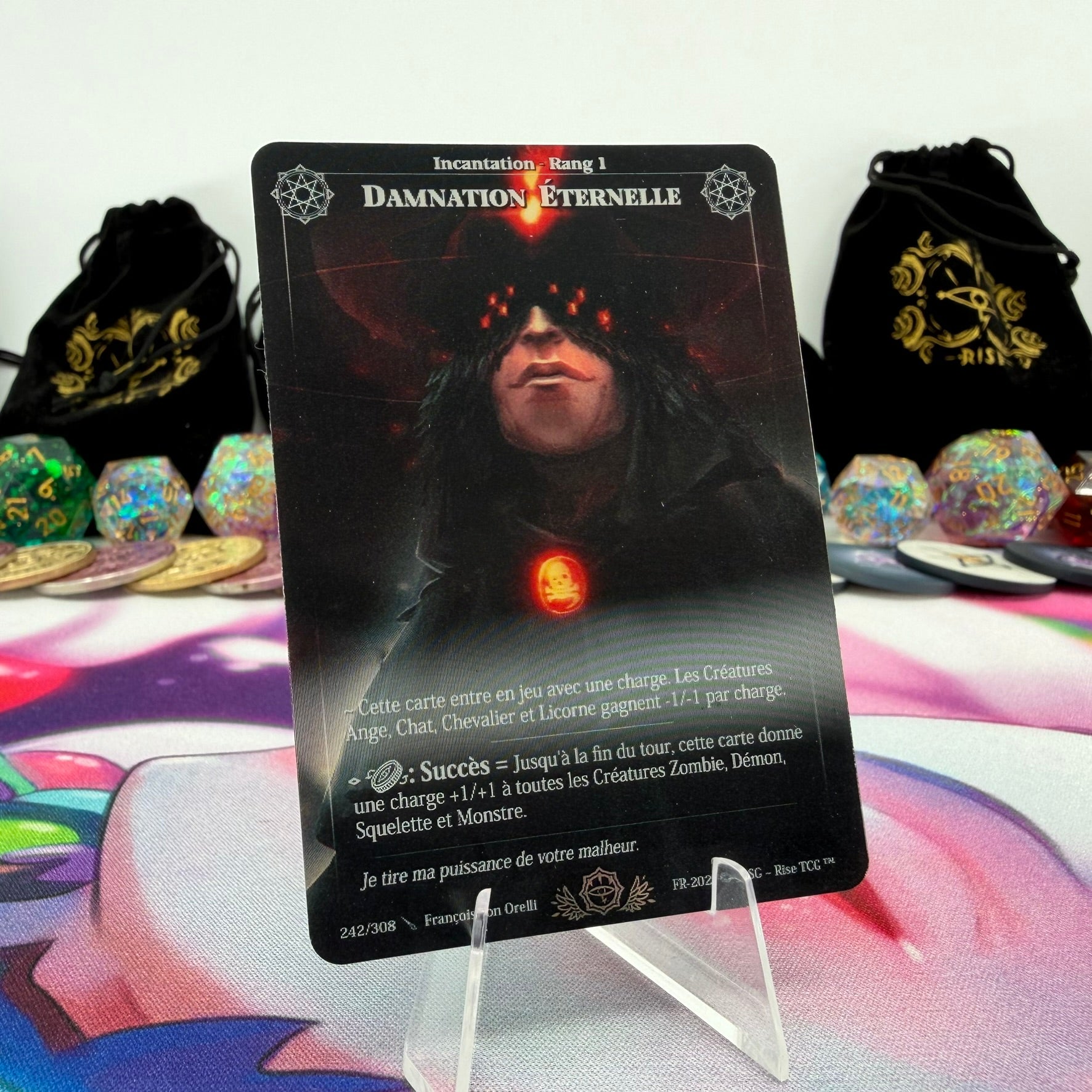 #767 Damnation Eternelle | 242/308 | Depth Lenticular | Lenticular Deck | Uncommon (FR)