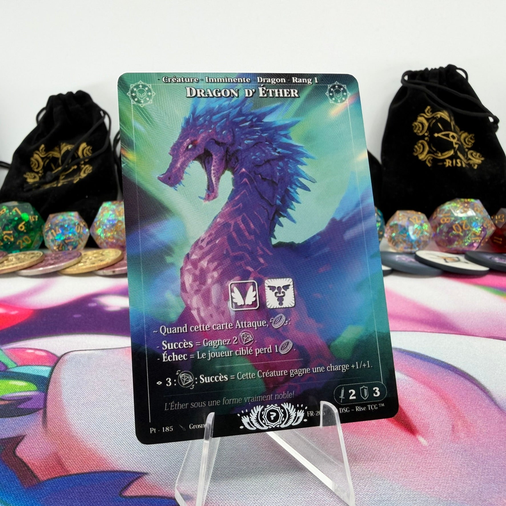 #774 Dragon D' Ether | Pt - 185 | Non Holo | Prestige 2025 | Legendary (FR)