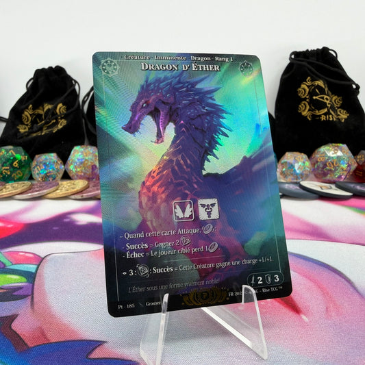 #789 Dragon D' Ether | Pt - 185 | Rainbow Holo | Prestige 2025 | Legendary (FR)