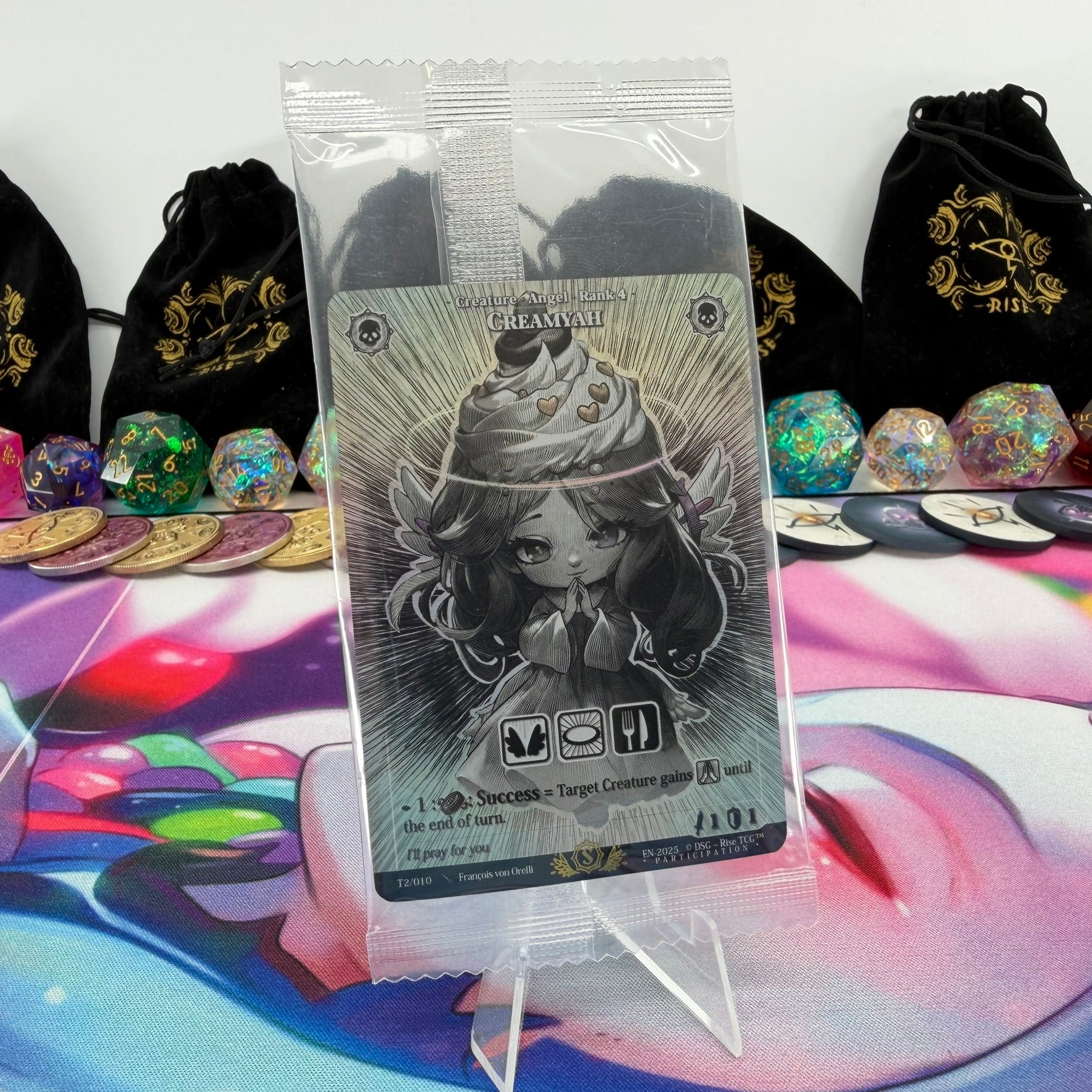 #826 Creamyah *PARTICIPATION* | T2/010 | Holo | Promo Sealed Pack | Uncommon (EN)
