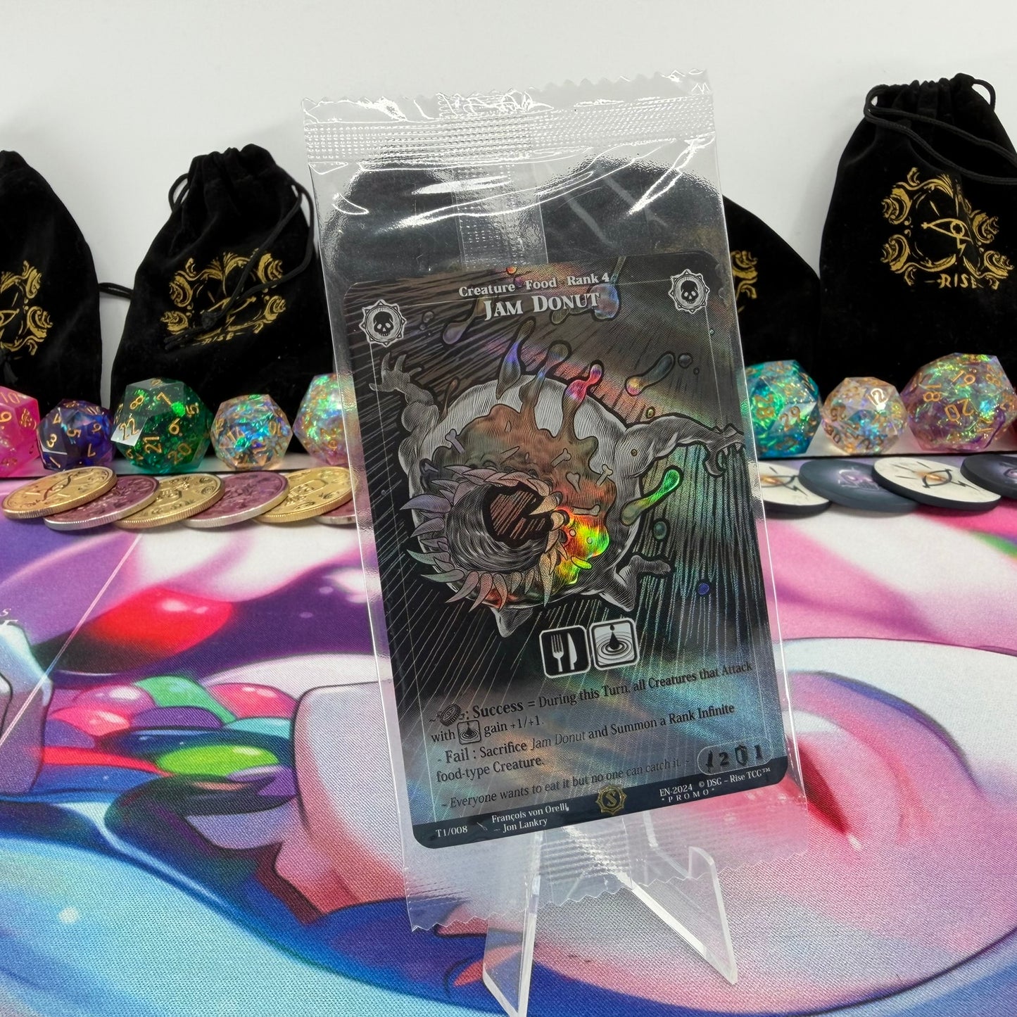 #834 Jam Donut | T1/008 | Holo | Promo Sealed Pack | Common (EN)
