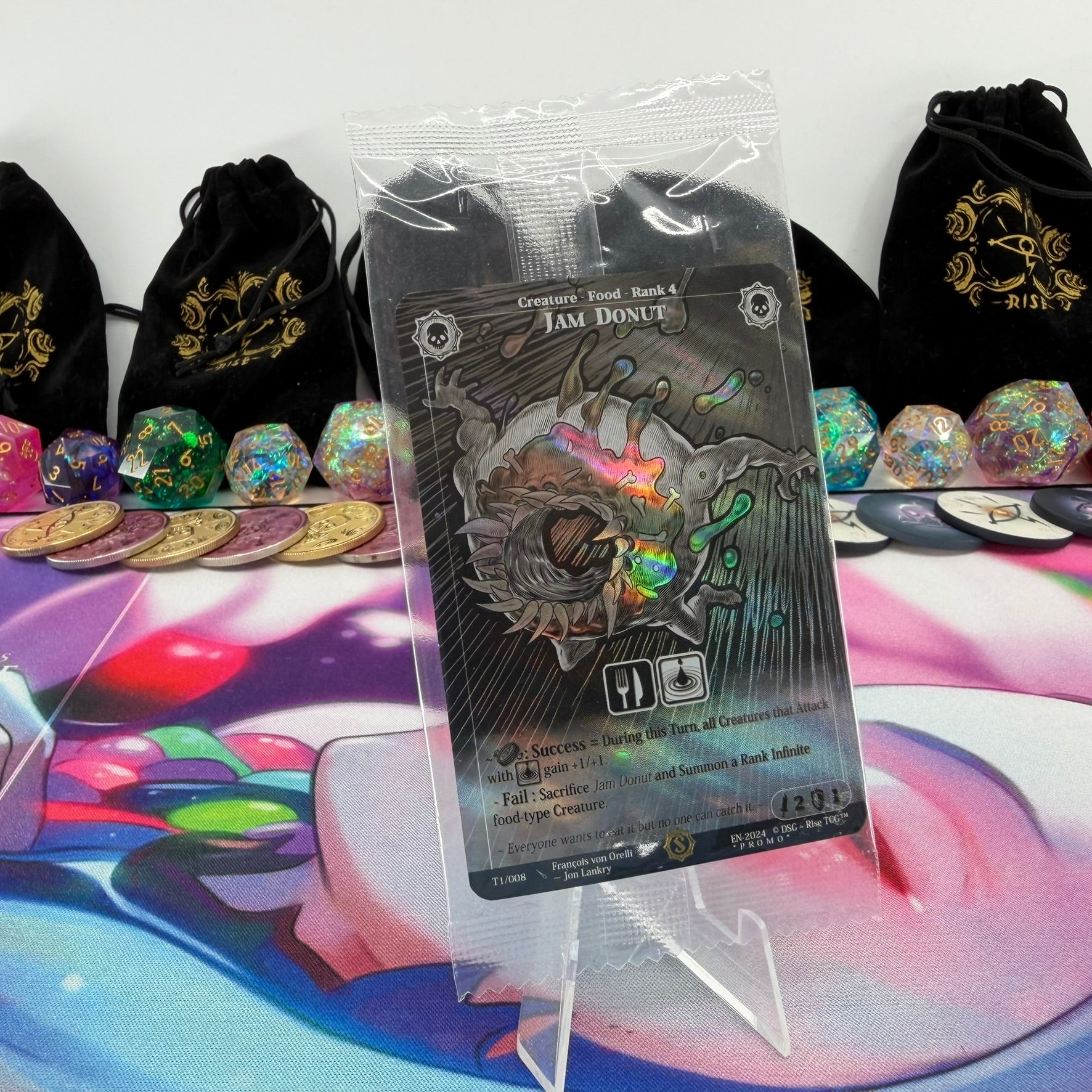 #835 Jam Donut | T1/008 | Holo | Promo Sealed Pack | Common (EN)