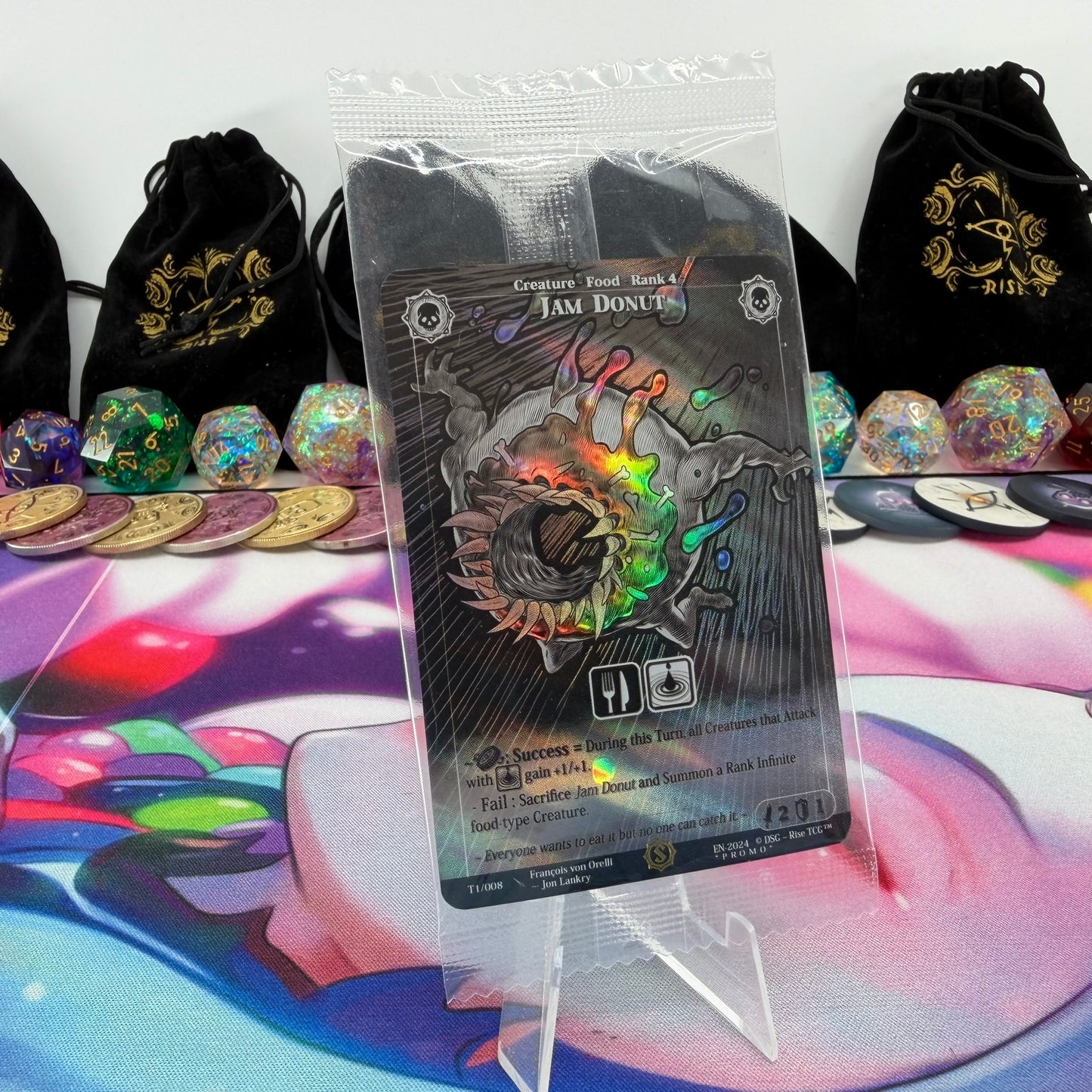 #836 Jam Donut | T1/008 | Holo | Promo Sealed Pack | Common (EN)