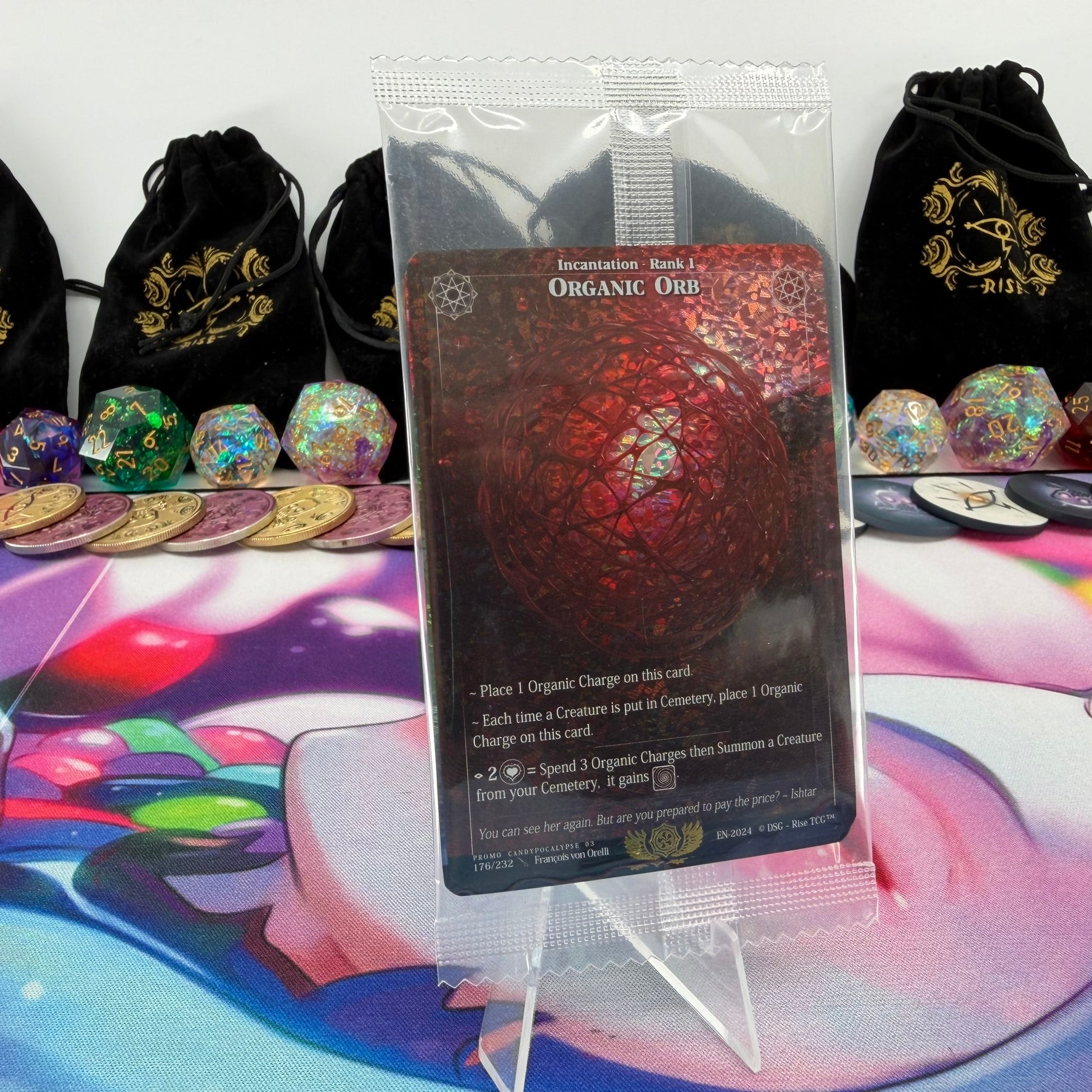 #850 Organic Orb | 176/232 | Cracked Ice Mini | Promo Sealed Pack | Rare (EN)
