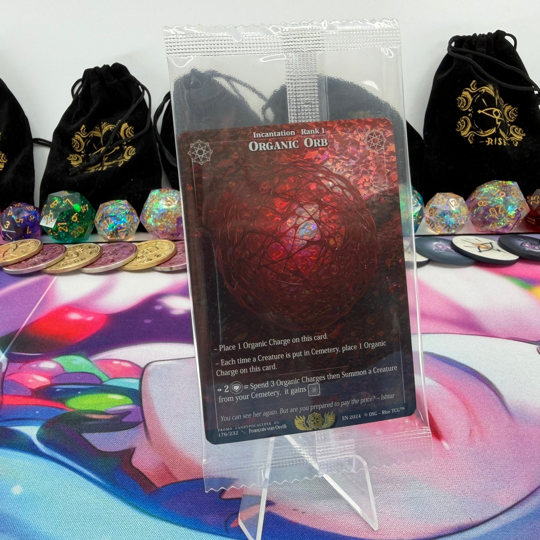 #851 Organic Orb | 176/232 | Cracked Ice Mini | Promo Sealed Pack | Rare (EN)