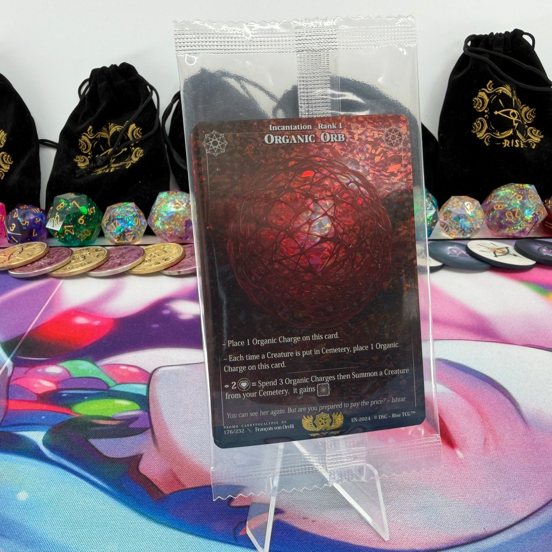 #855 Organic Orb | 176/232 | Cracked Ice Mini | Promo Sealed Pack | Rare (EN)