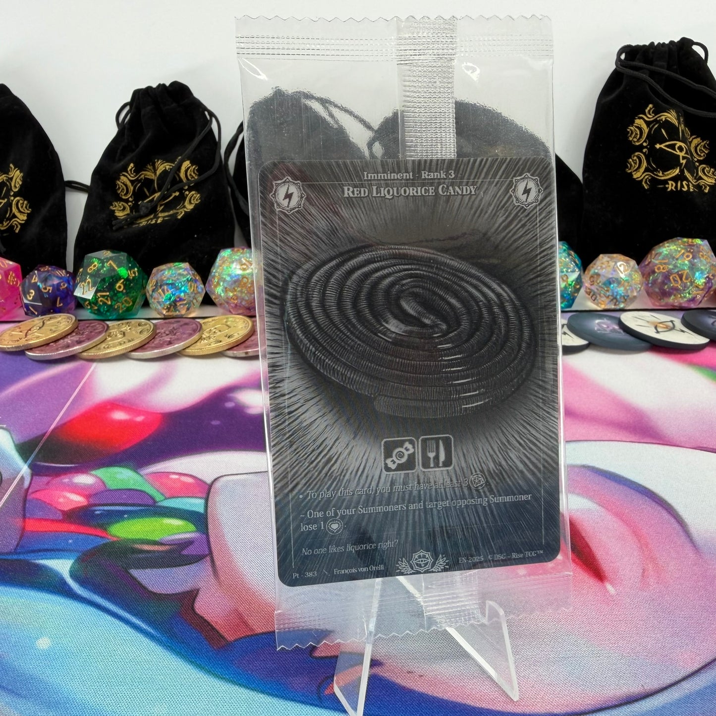 #856 Red Liquorice Candy | Pt - 383 | Depth Lenticular | Prestige 2025 Sealed Pack | Uncommon (EN)