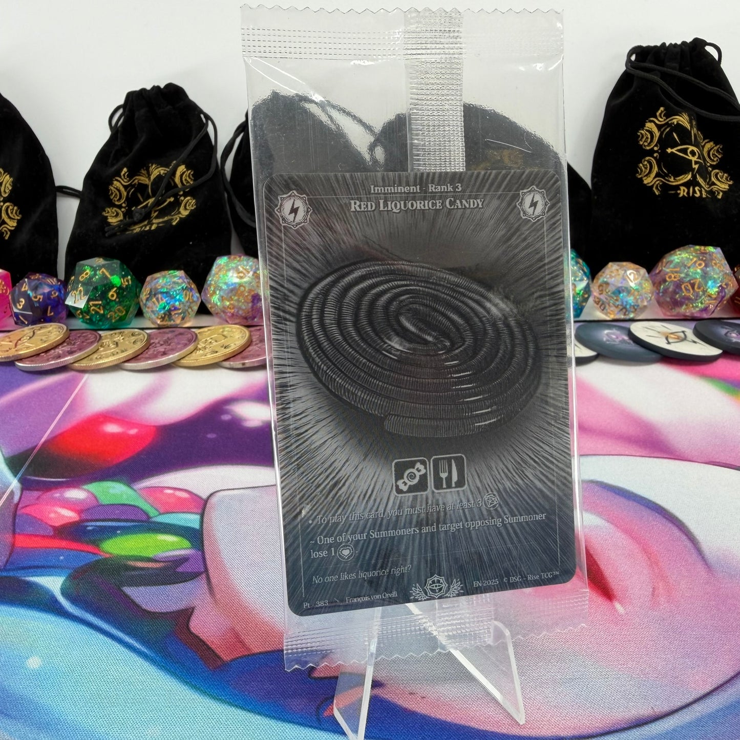 #858 Red Liquorice Candy | Pt - 383 | Depth Lenticular | Prestige 2025 Sealed Pack | Uncommon (EN)