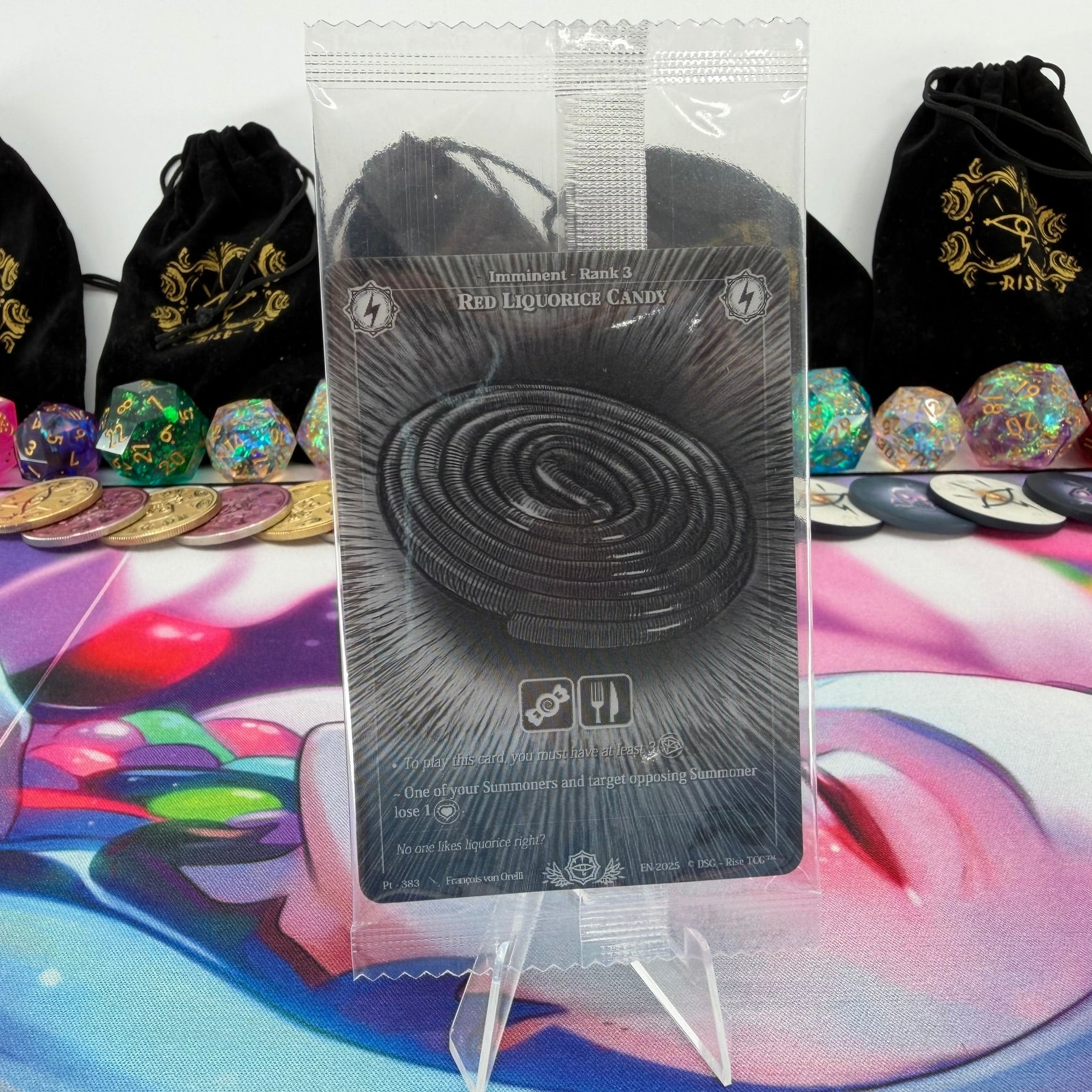 #860 Red Liquorice Candy | Pt - 383 | Depth Lenticular | Prestige 2025 Sealed Pack | Uncommon (EN)