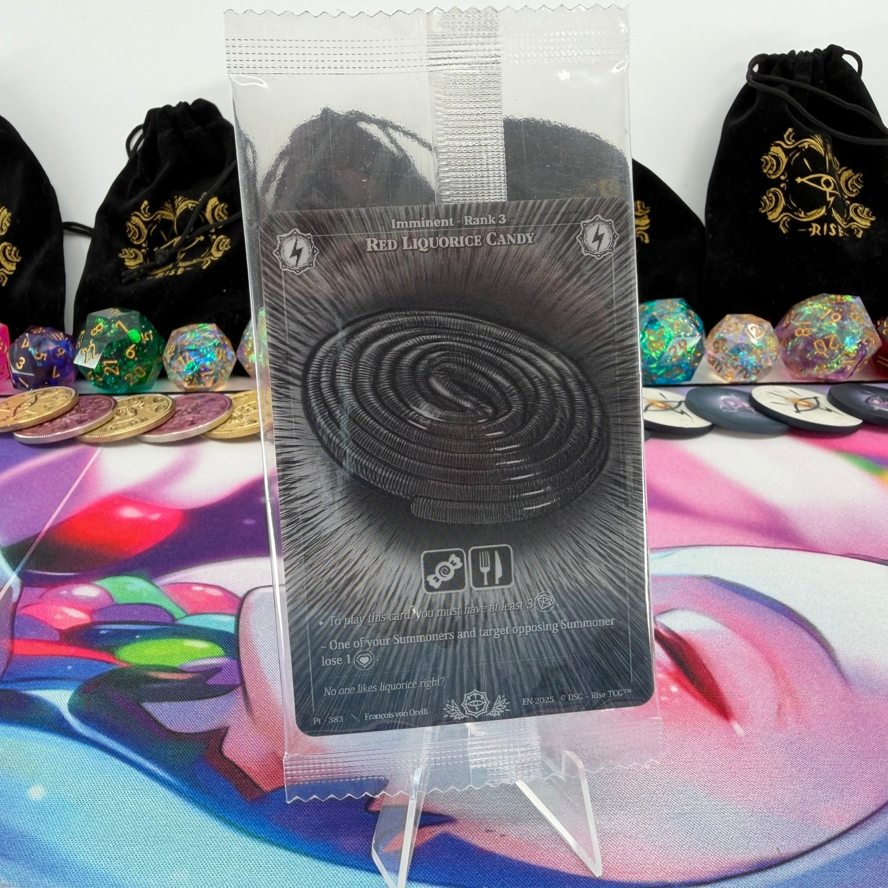 #862 Red Liquorice Candy | Pt - 383 | Depth Lenticular | Prestige 2025 Sealed Pack | Uncommon (EN)
