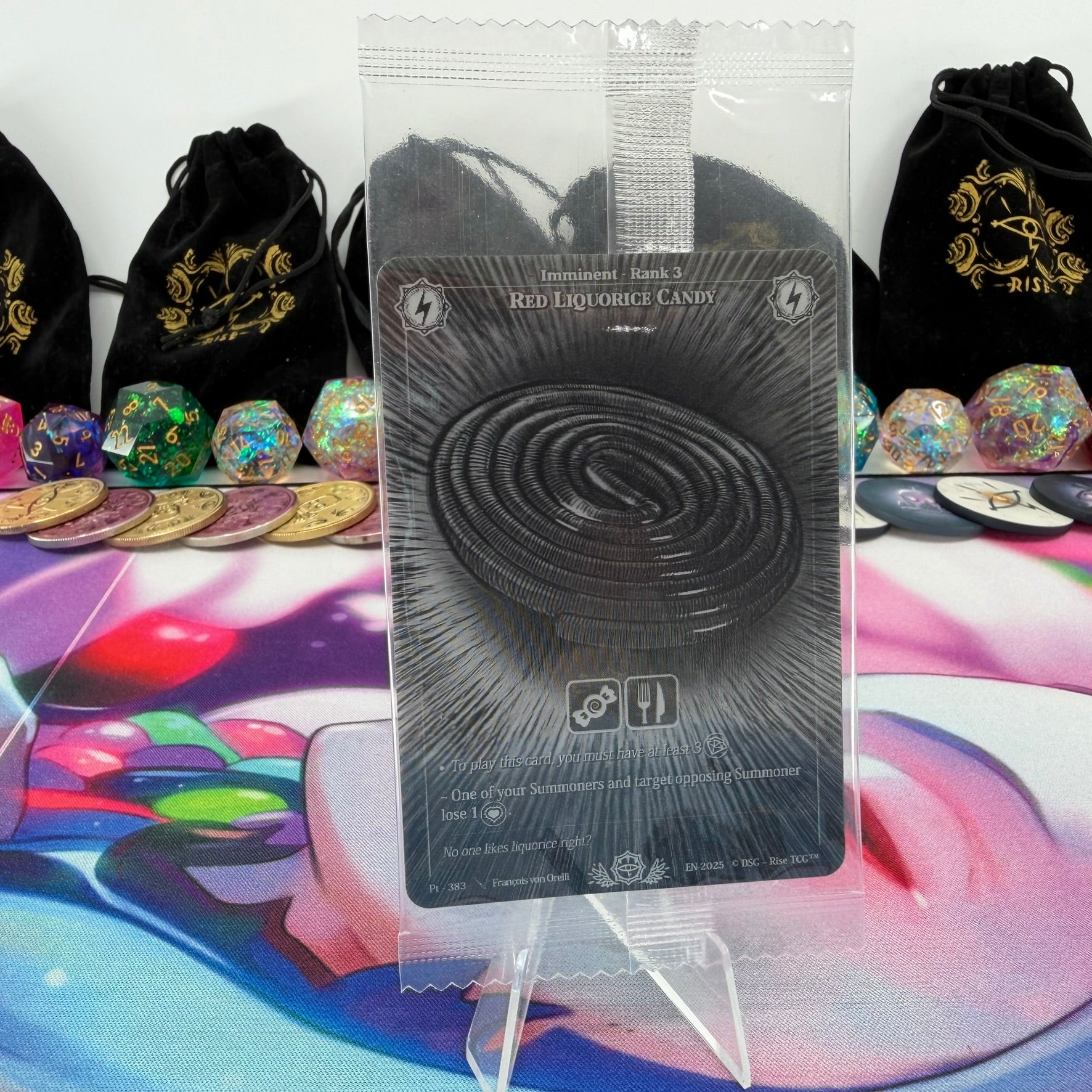 #863 Red Liquorice Candy | Pt - 383 | Depth Lenticular | Prestige 2025 Sealed Pack | Uncommon (EN)