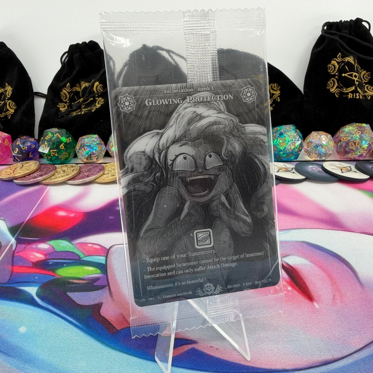 #868 Glowing Protection | Pt - 381 | Depth Lenticular | Prestige 2025 Sealed Pack | Uncommon (EN)