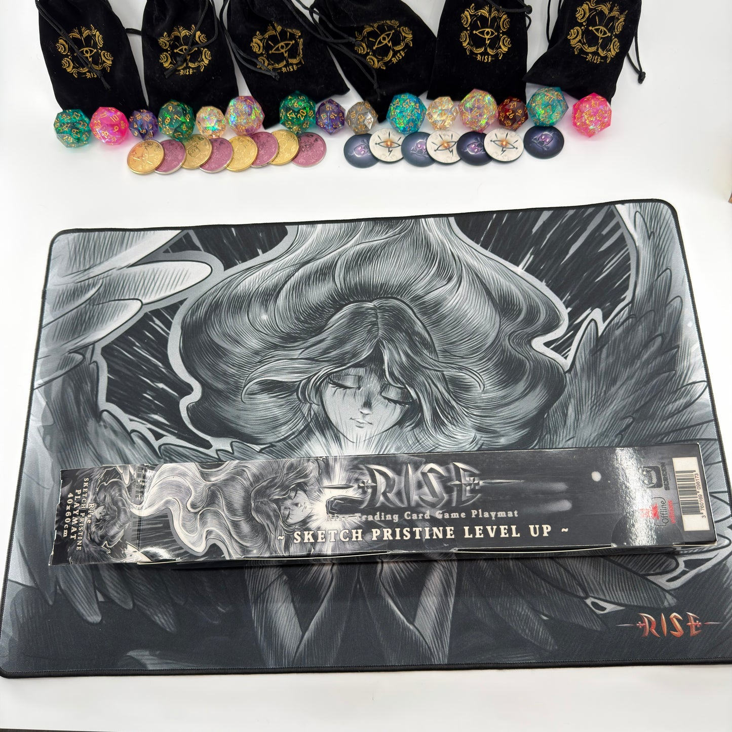 #1868 Playmat Sketch Pristine Level Up