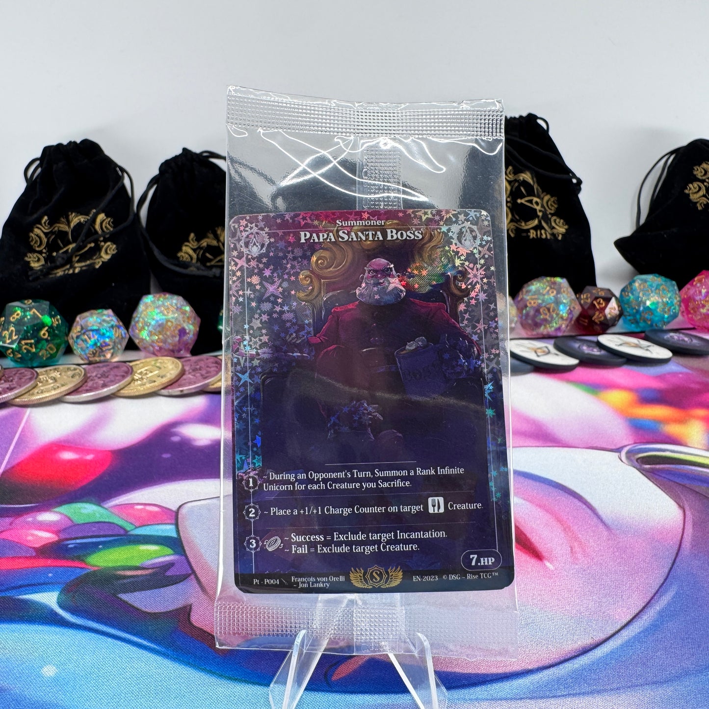 #894 Papa & Mama Santa Boss | Pt - P004 | Star Foil | Prestige 2023 Promo Sealed Pack | Rare (EN)