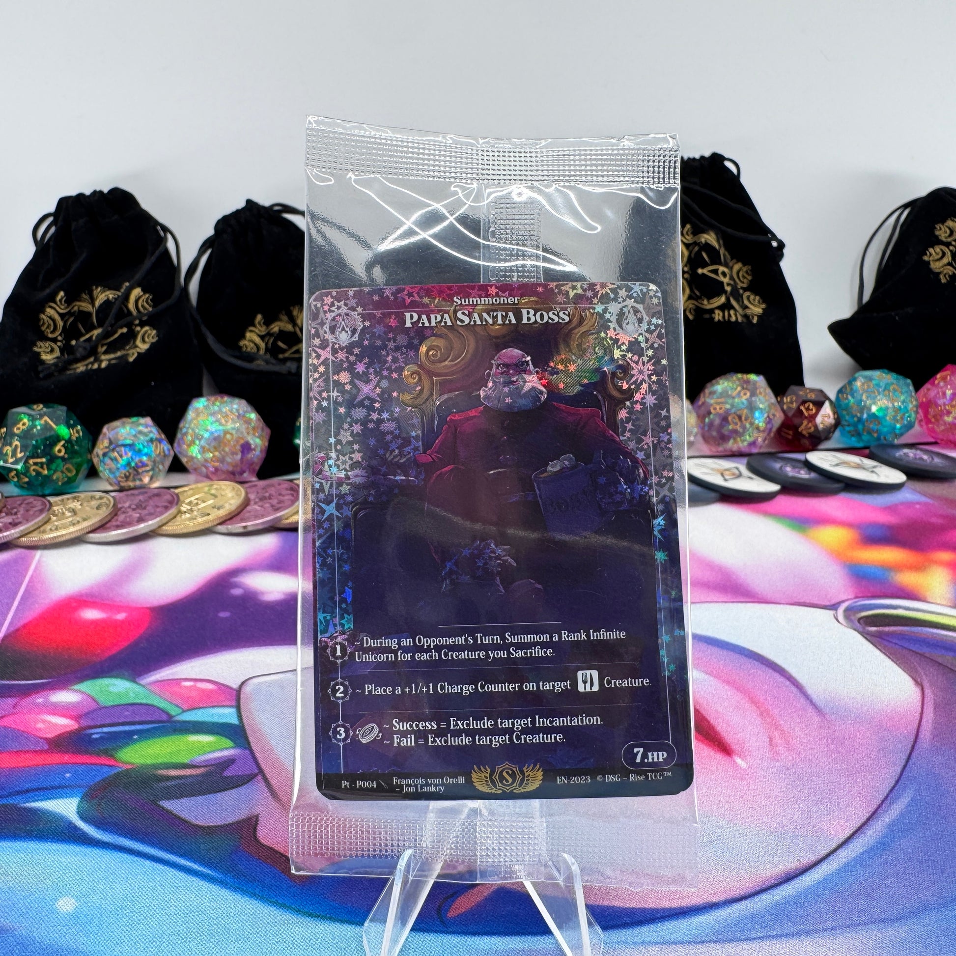 #894 Papa & Mama Santa Boss | Pt - P004 | Star Foil | Prestige 2023 Promo Sealed Pack | Rare (EN)