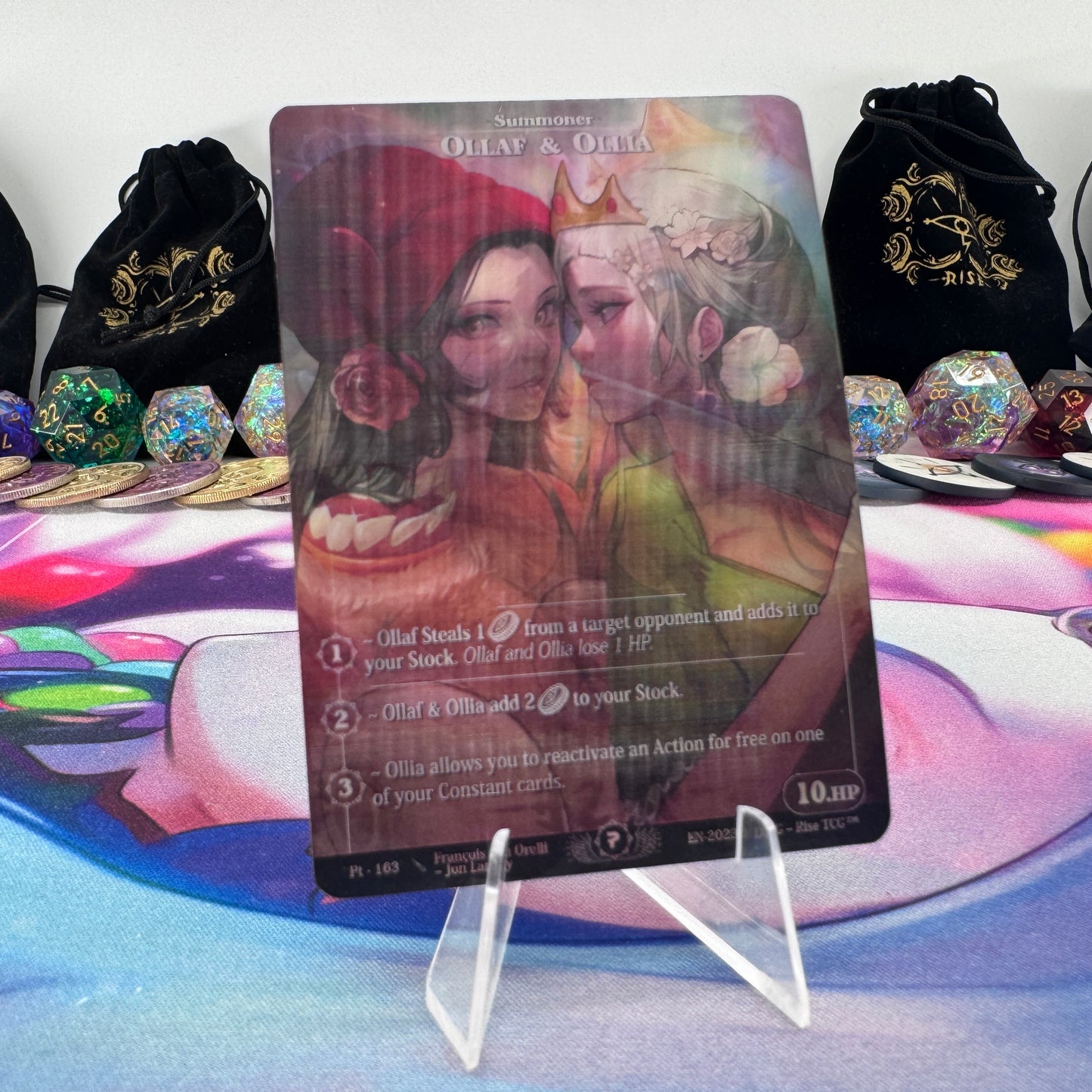 #1684 Ollaf & Ollia | Pt - 163 | Lenticular | Prestige 2023 Topper | Rare (EN)