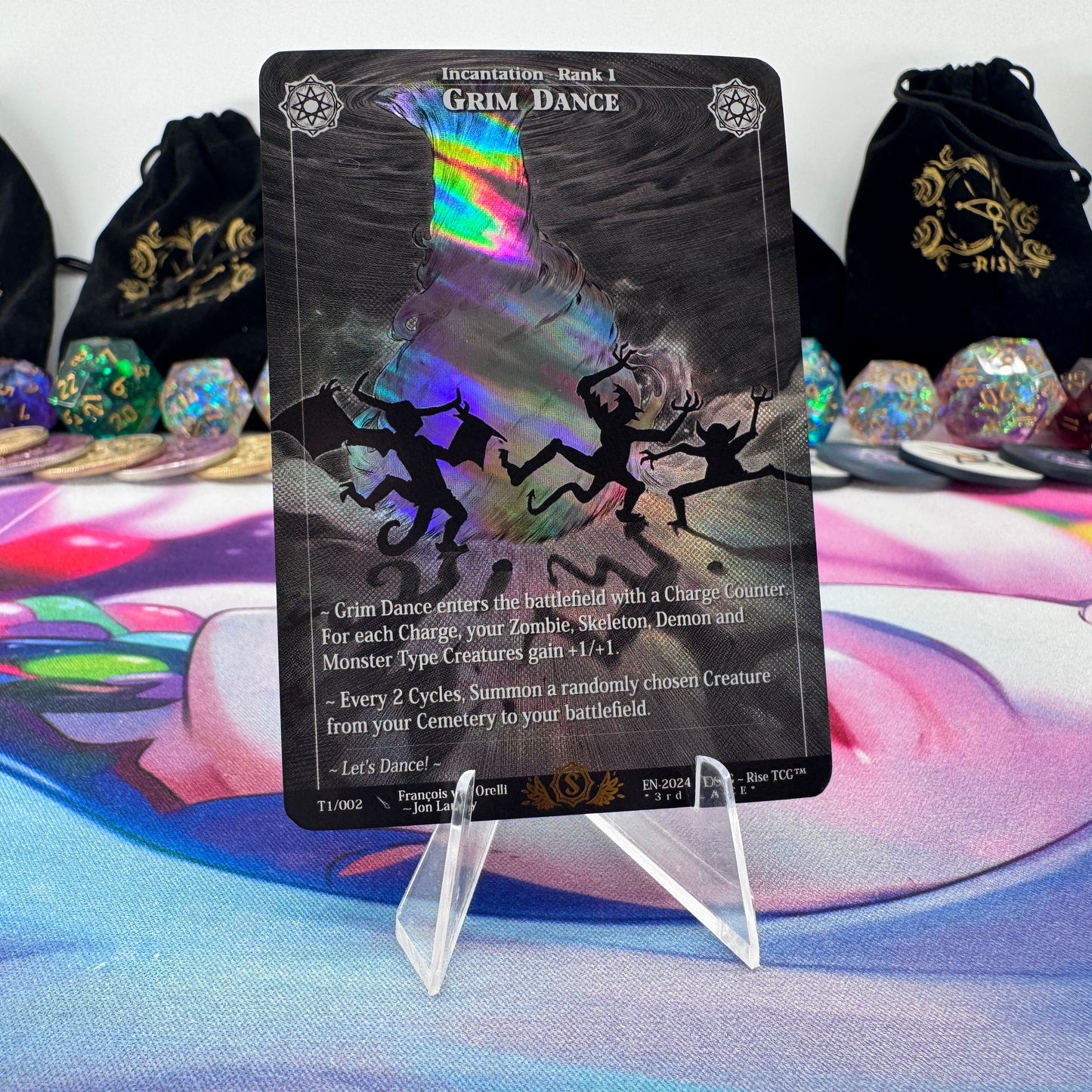#1689 Grim Dance *3rd PLACE* | T1/002 | Holo | Promo | Uncommon (EN)