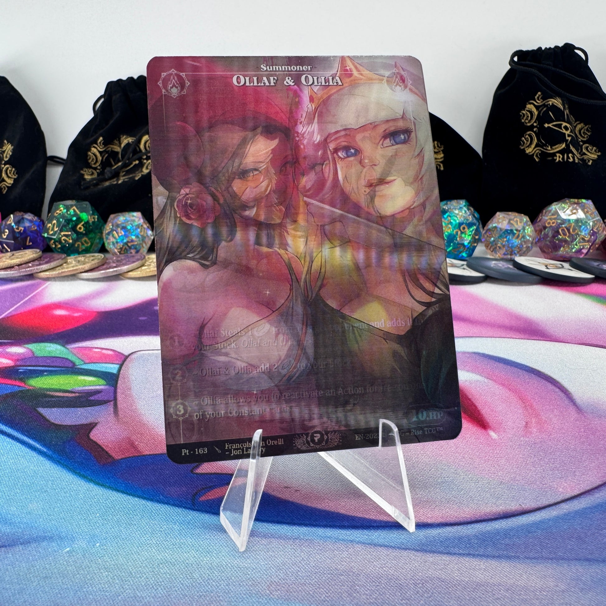 #1696 Ollaf & Ollia | Pt - 163 | Lenticular | Prestige 2023 Topper | Rare (EN)