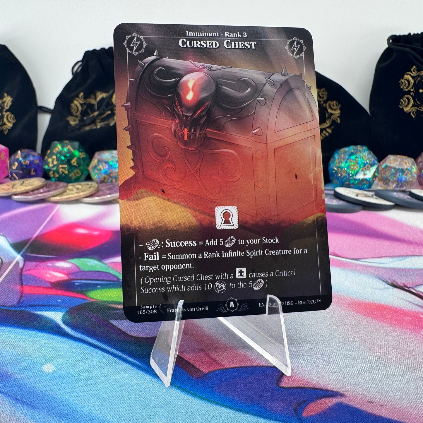 #1439 Cursed Chest | 165/308 | Non Holo | Sample 2 | Uncommon (EN)