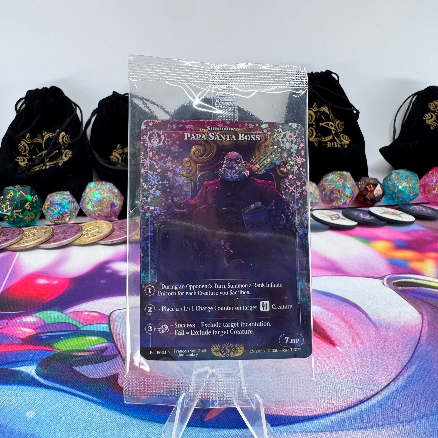 #895 Papa & Mama Santa Boss | Pt - P004 | Star Foil | Prestige 2023 Promo Sealed Pack | Rare (EN)