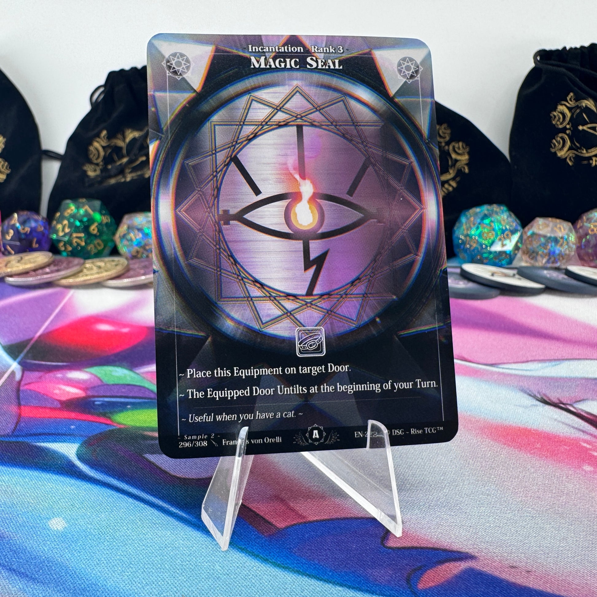 #1443 Magic Seal | 296/308 | Non Holo | Sample 2 | Uncommon (EN)