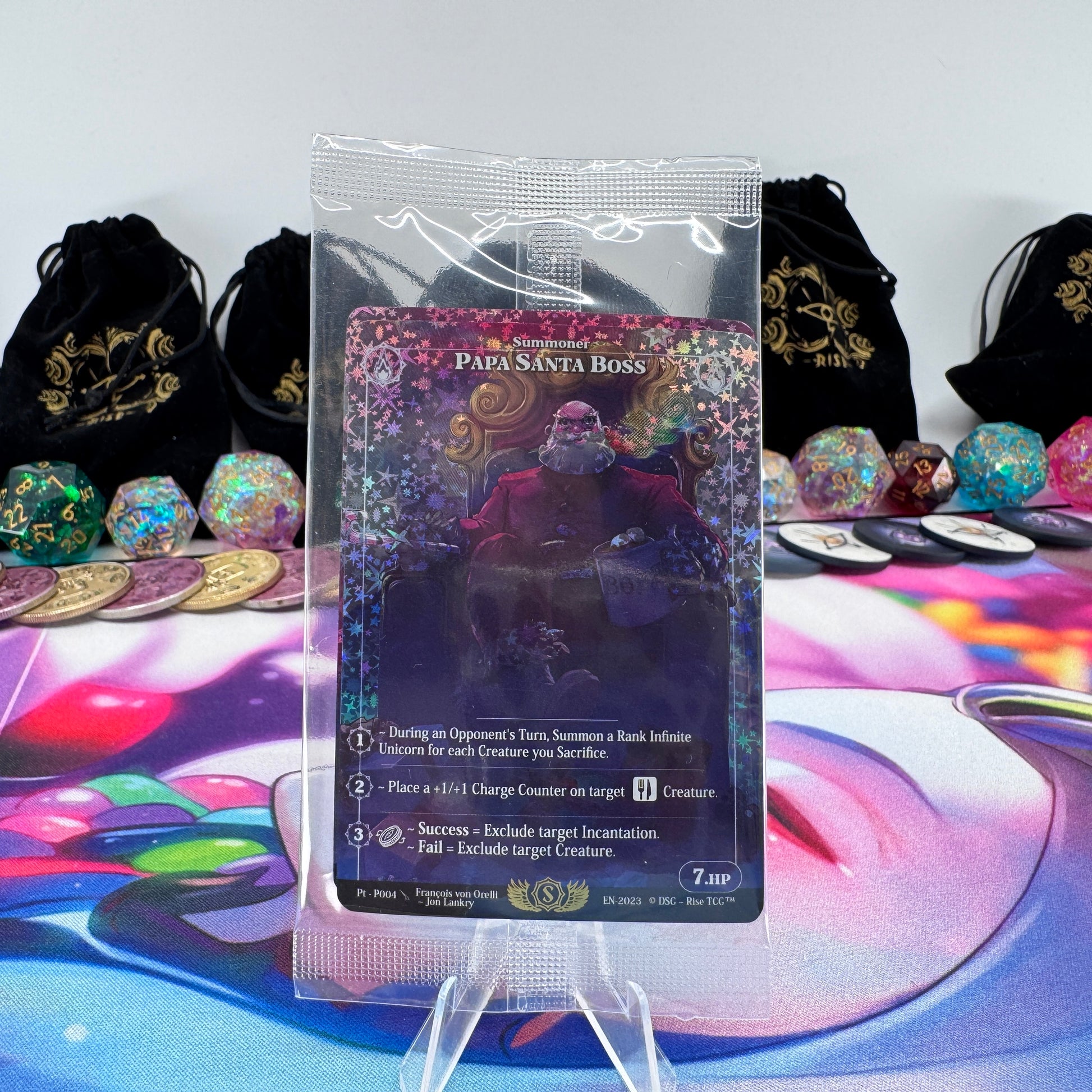 #896 Papa & Mama Santa Boss | Pt - P004 | Star Foil | Prestige 2023 Promo Sealed Pack | Rare (EN)