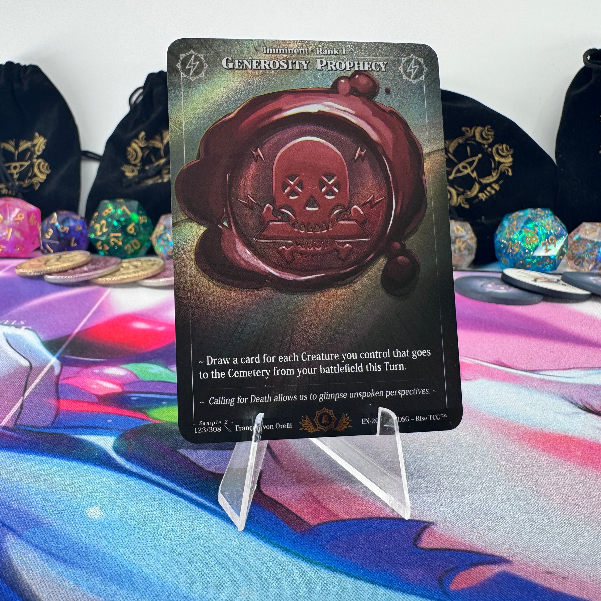 #1453 Generosity Prophecy | 123/308 | Holo | Sample 2 | Uncommon (EN)