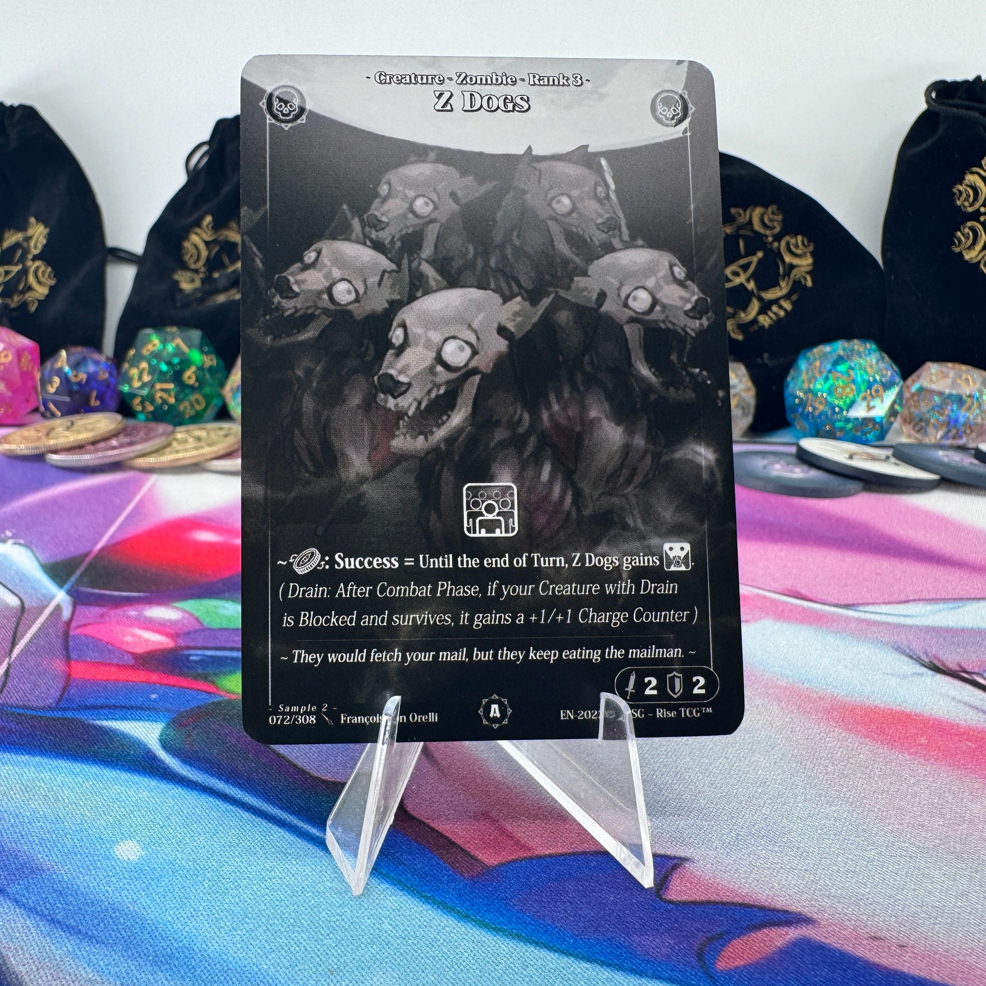 #1466 Z Dogs | 072/308 | Non Holo | Sample 2 | Common (EN)