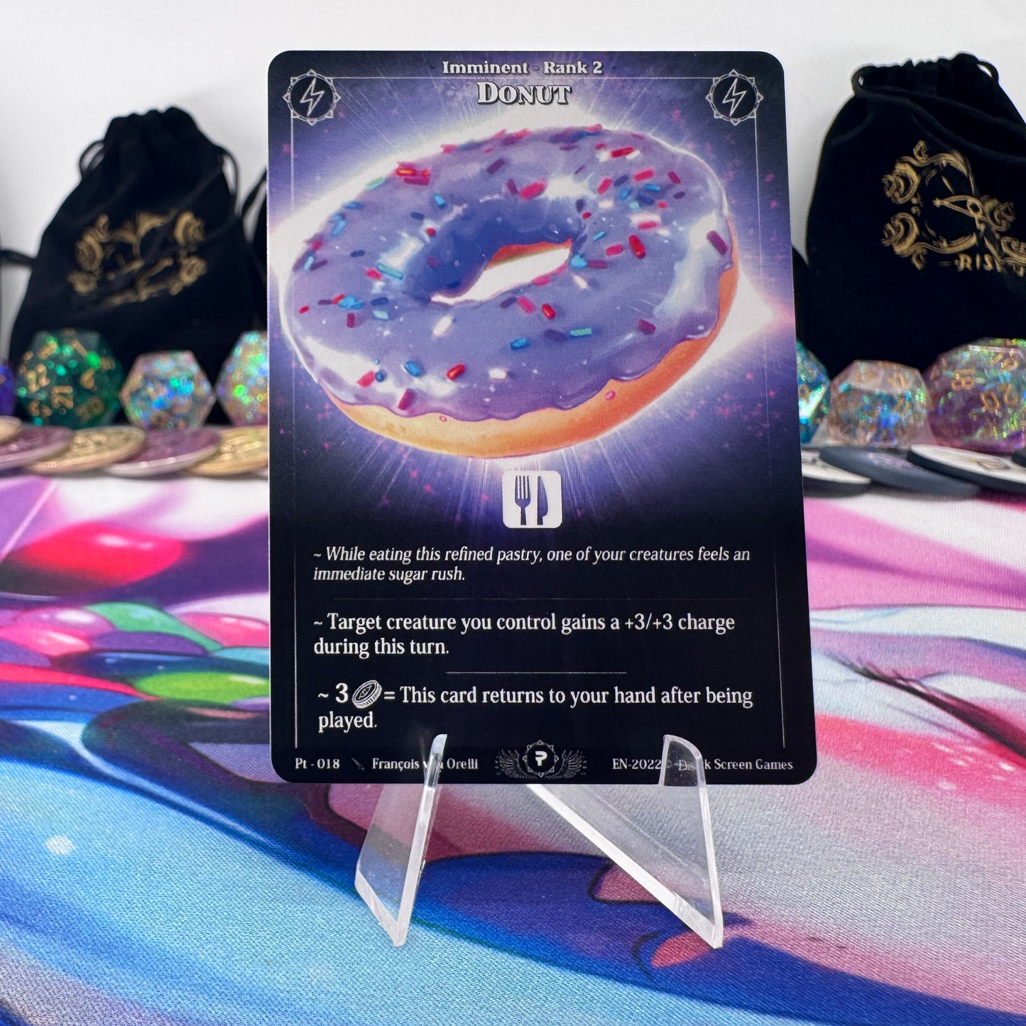 #1539 Donut | Pt - 018 | Non Holo | Patreon | Rare (EN)