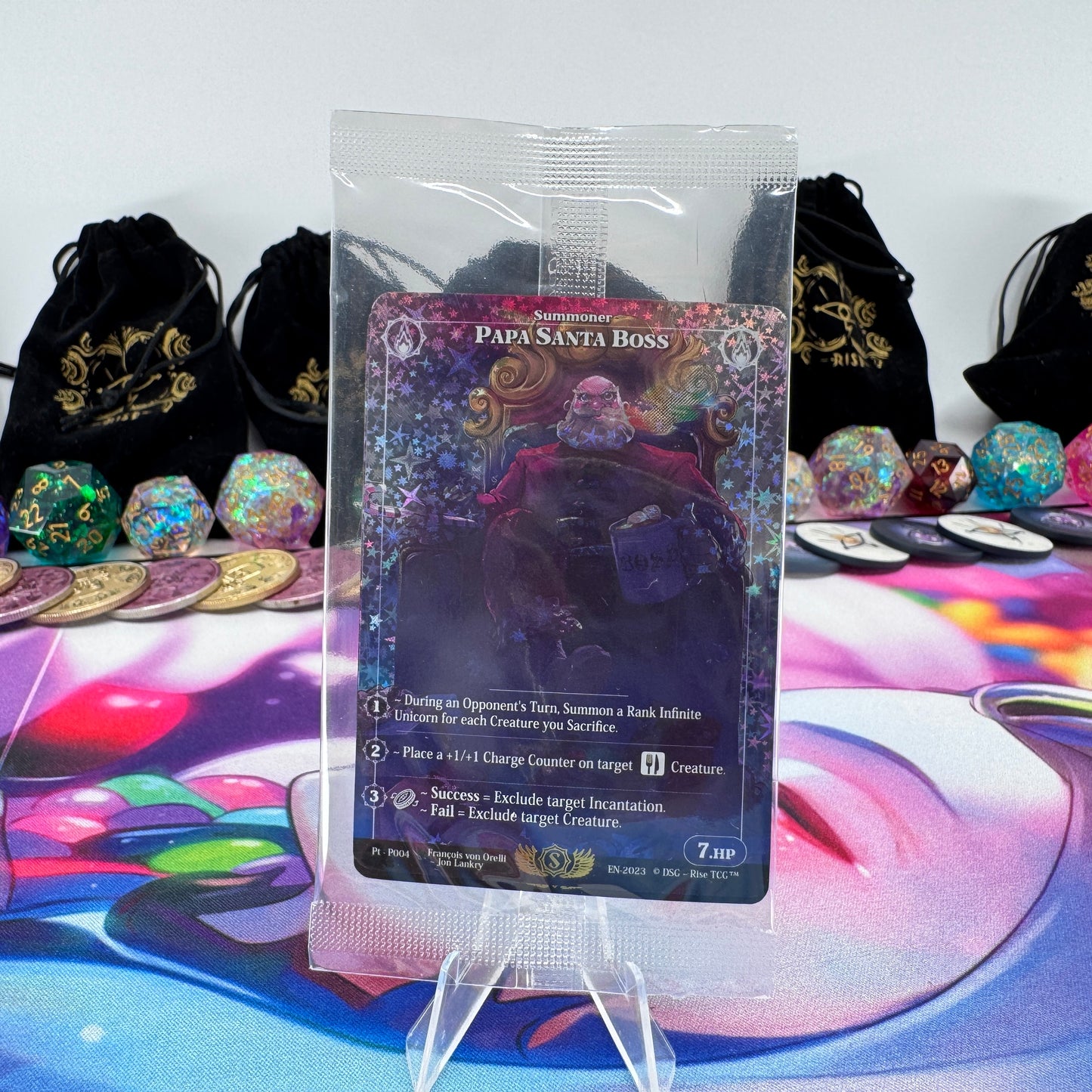 #905 Papa & Mama Santa Boss | Pt - P004 | Star Foil | Prestige 2023 Promo Sealed Pack | Rare (EN)