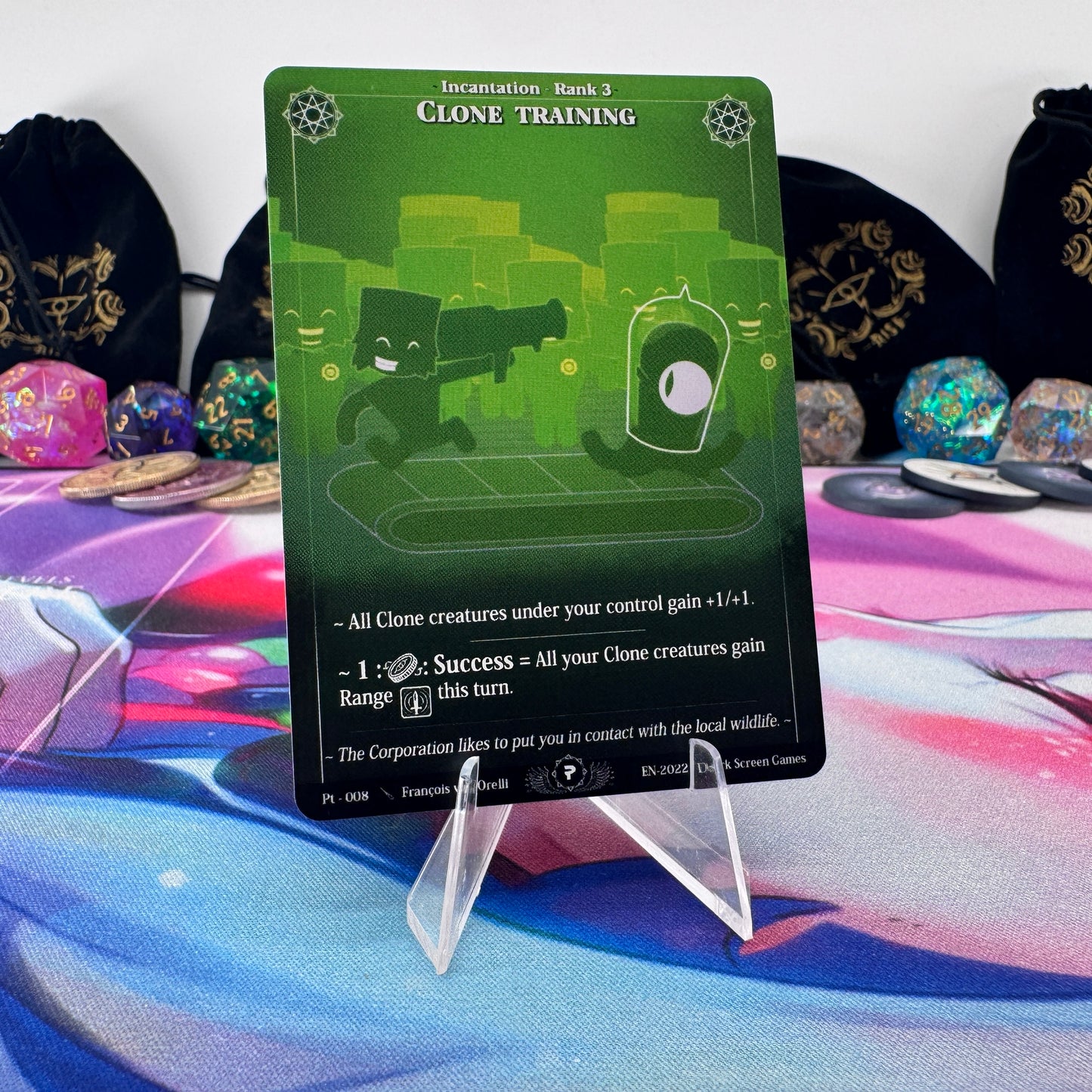 #1549 Clone Training | Pt - 008 | Non Holo | Patreon | Rare (EN)