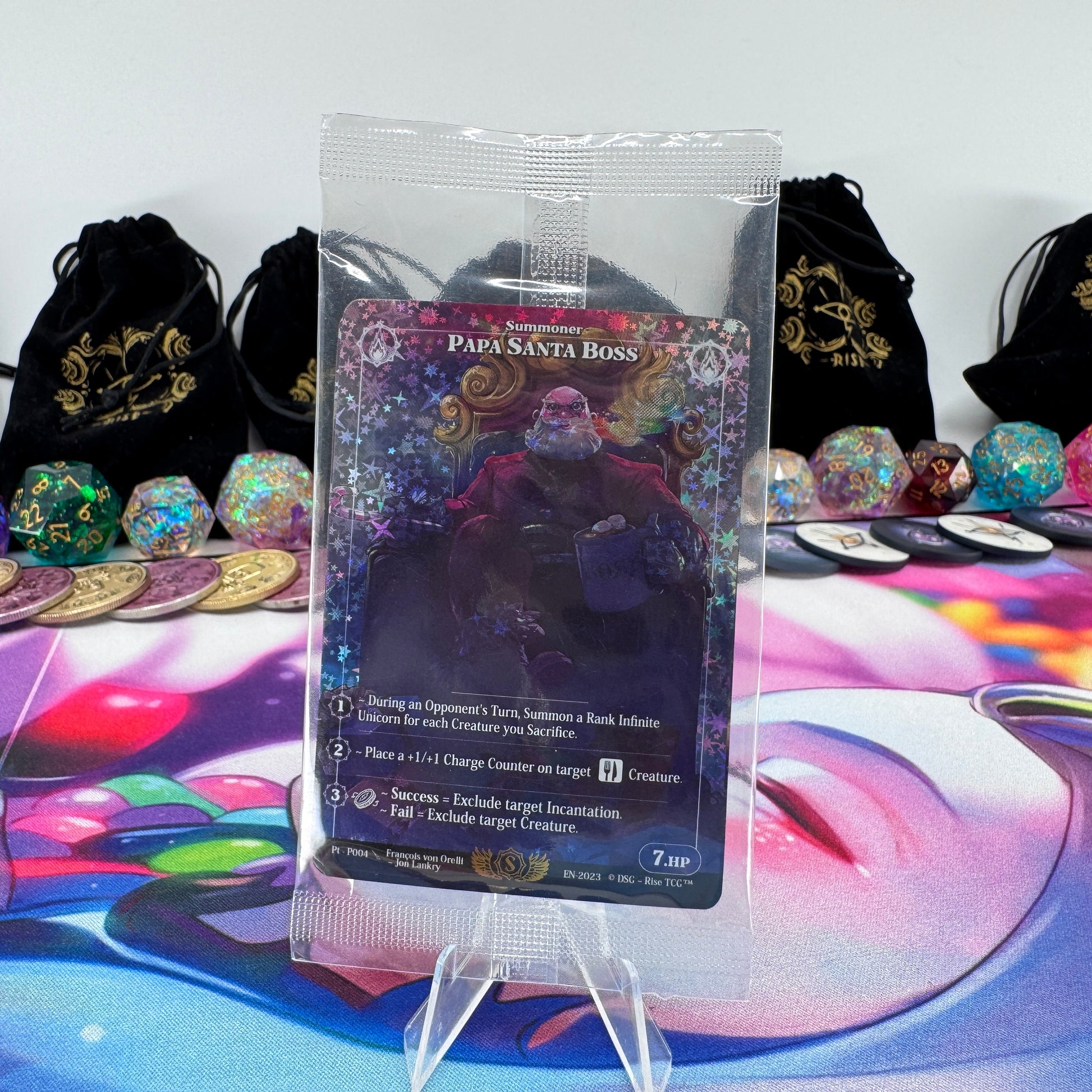 #906 Papa & Mama Santa Boss | Pt - P004 | Star Foil | Prestige 2023 Promo Sealed Pack | Rare (EN)