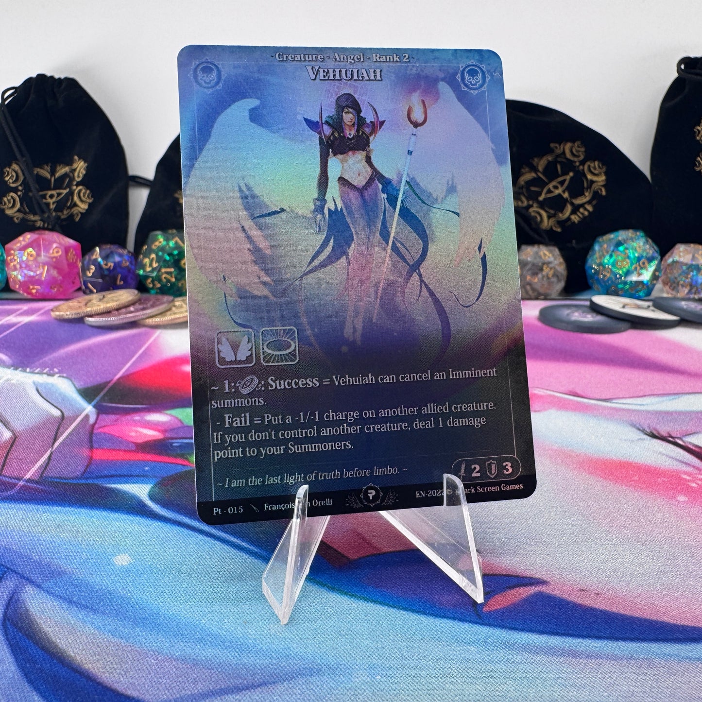 #1554 Vehuiah | Pt - 015 | Holo | Patreon | Uncommon (EN)