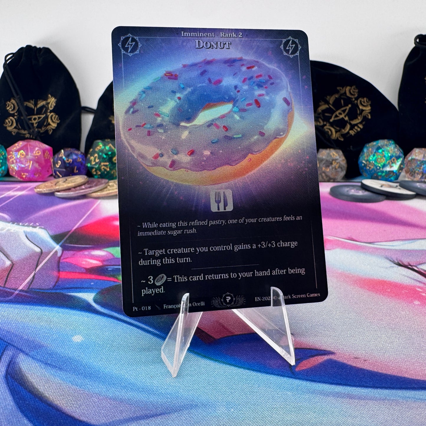 #1561 Donut | Pt - 018 | Holo | Patreon | Rare (EN)