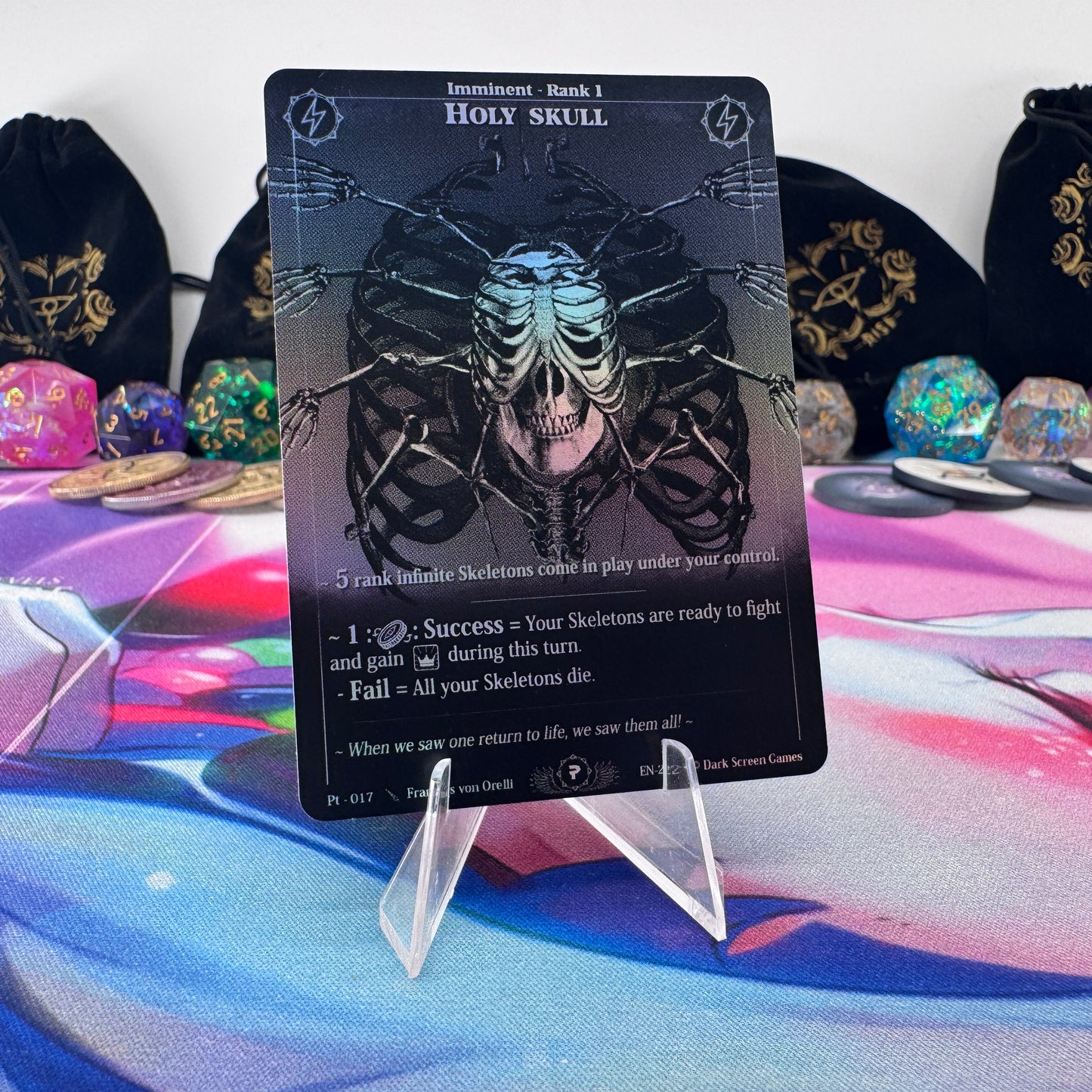 #1562 Holy Skull | Pt - 017 | Holo | Patreon | Rare (EN)