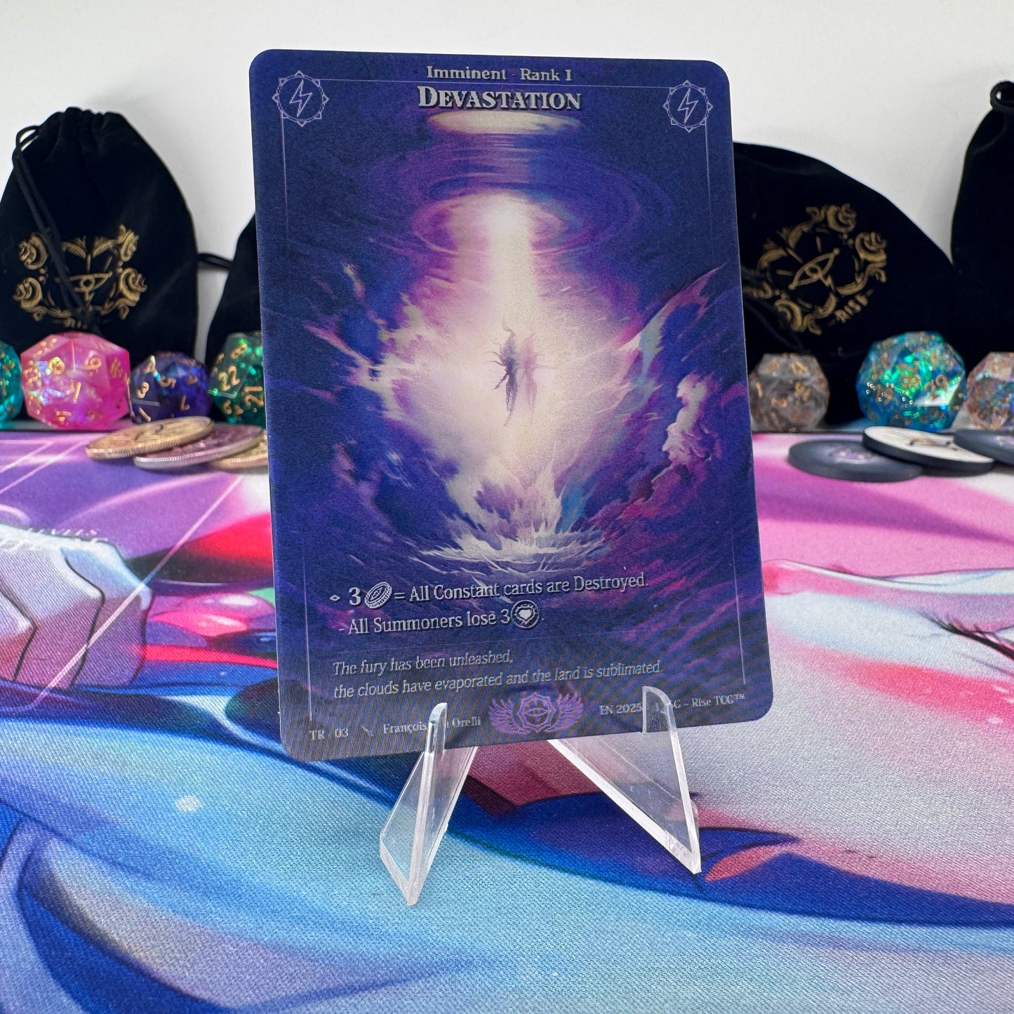 #1565 Devastation | TR - 03 | Depth Lenticular | Trophy - 01 Topper | Rare (EN)