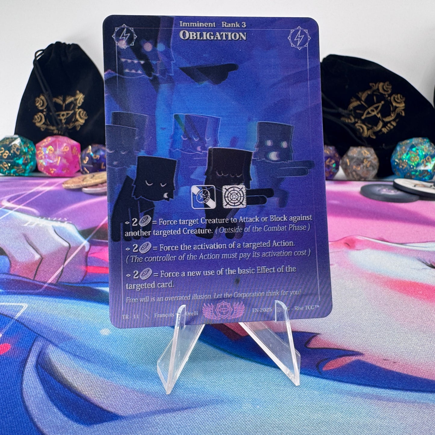 #1573 Obligation | TR - 11 | Depth Lenticular | Trophy - 01 Topper | Rare (EN)