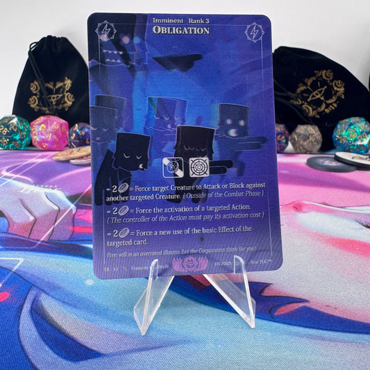 #1573 Obligation | TR - 11 | Depth Lenticular | Trophy - 01 Topper | Rare (EN)