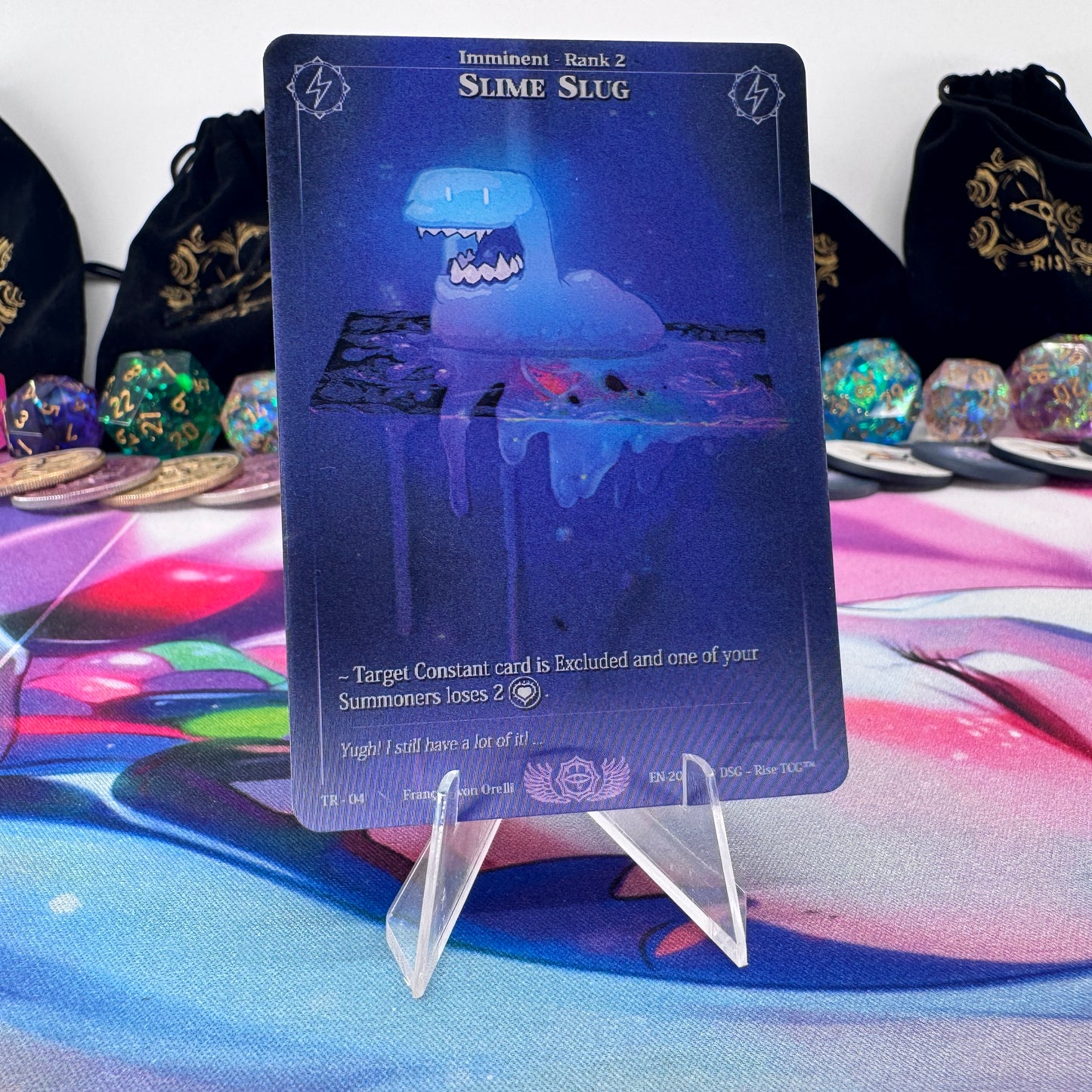 #1579 Slime Slug | TR - 04 | Depth Lenticular | Trophy - 01 Topper | Rare (EN)