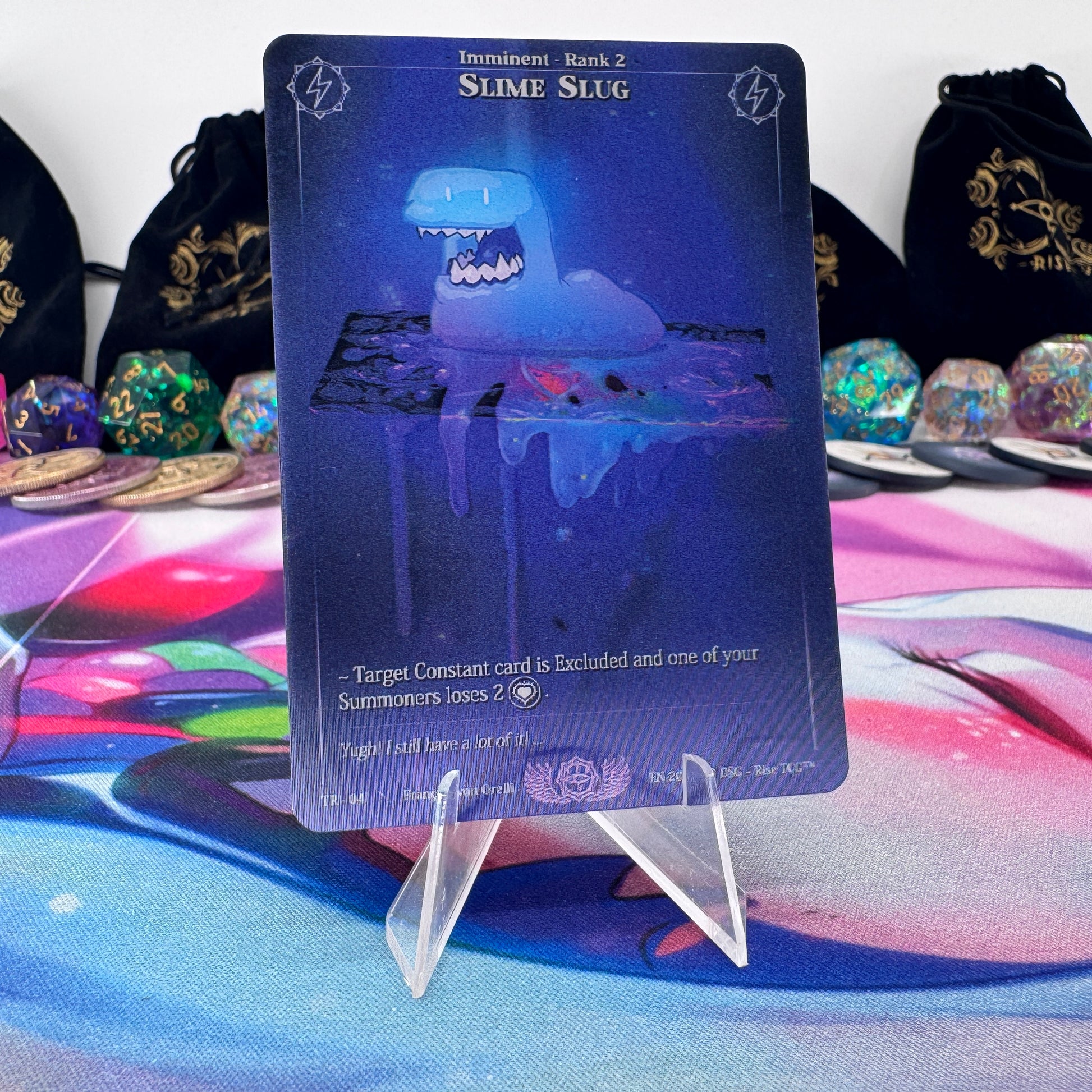 #1579 Slime Slug | TR - 04 | Depth Lenticular | Trophy - 01 Topper | Rare (EN)