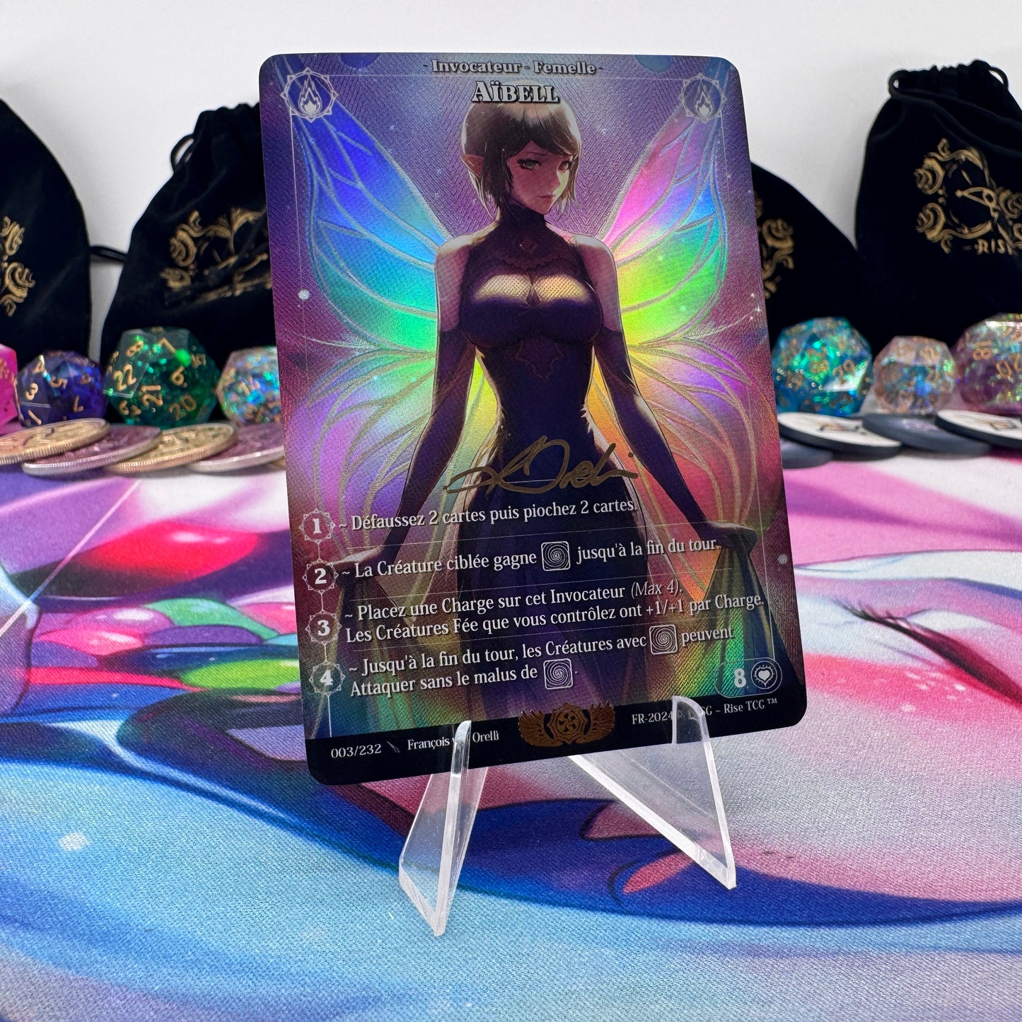 #1582 Aibell | 003/232 | Holo *Signed by Francois* | Candypocalypse | Rare (FR)