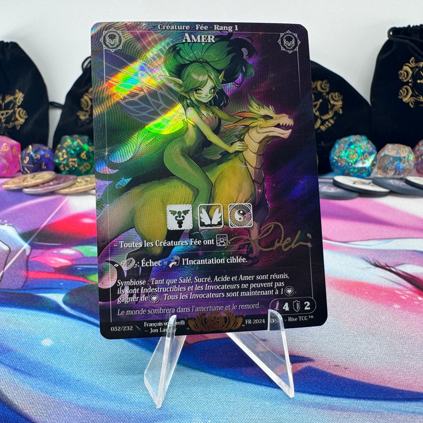 #1596 Amer | 052/232 | Holo *Signed by Francois* | Candypocalypse | Legendary (FR)