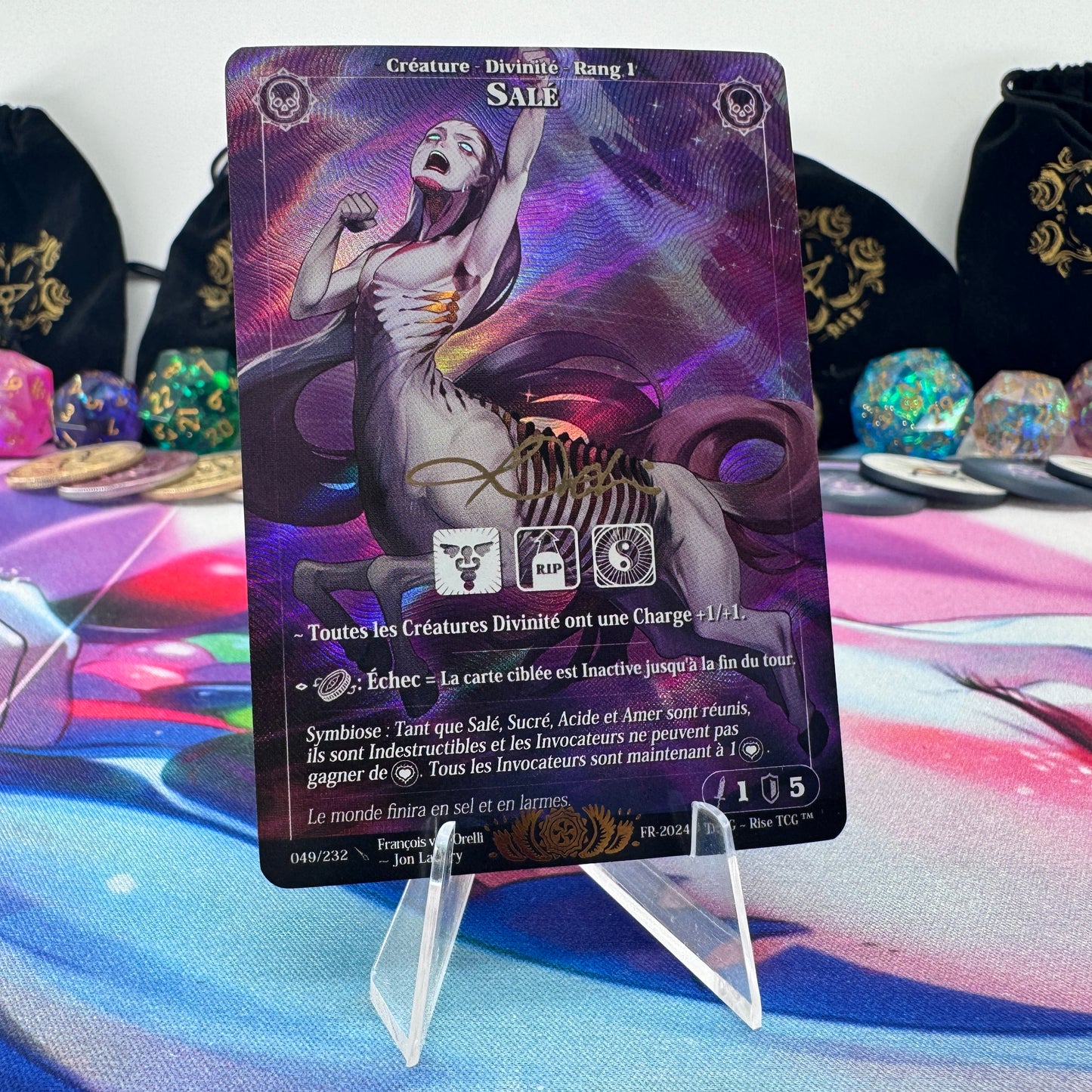 #1598 Salé | 049/232 | Holo *Signed by Francois* | Candypocalypse | Legendary (FR)