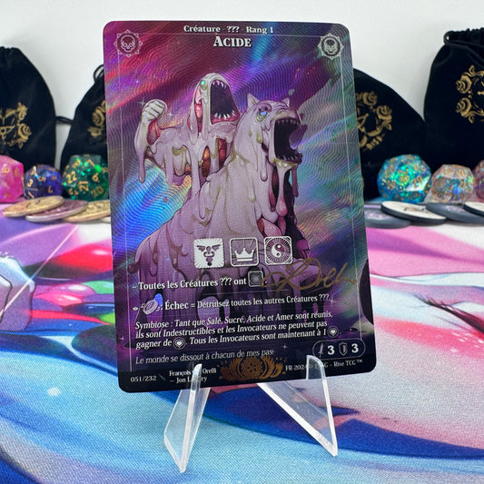 #1599 Acide | 051/232 | Holo *Signed by Francois* | Candypocalypse | Legendary (FR)