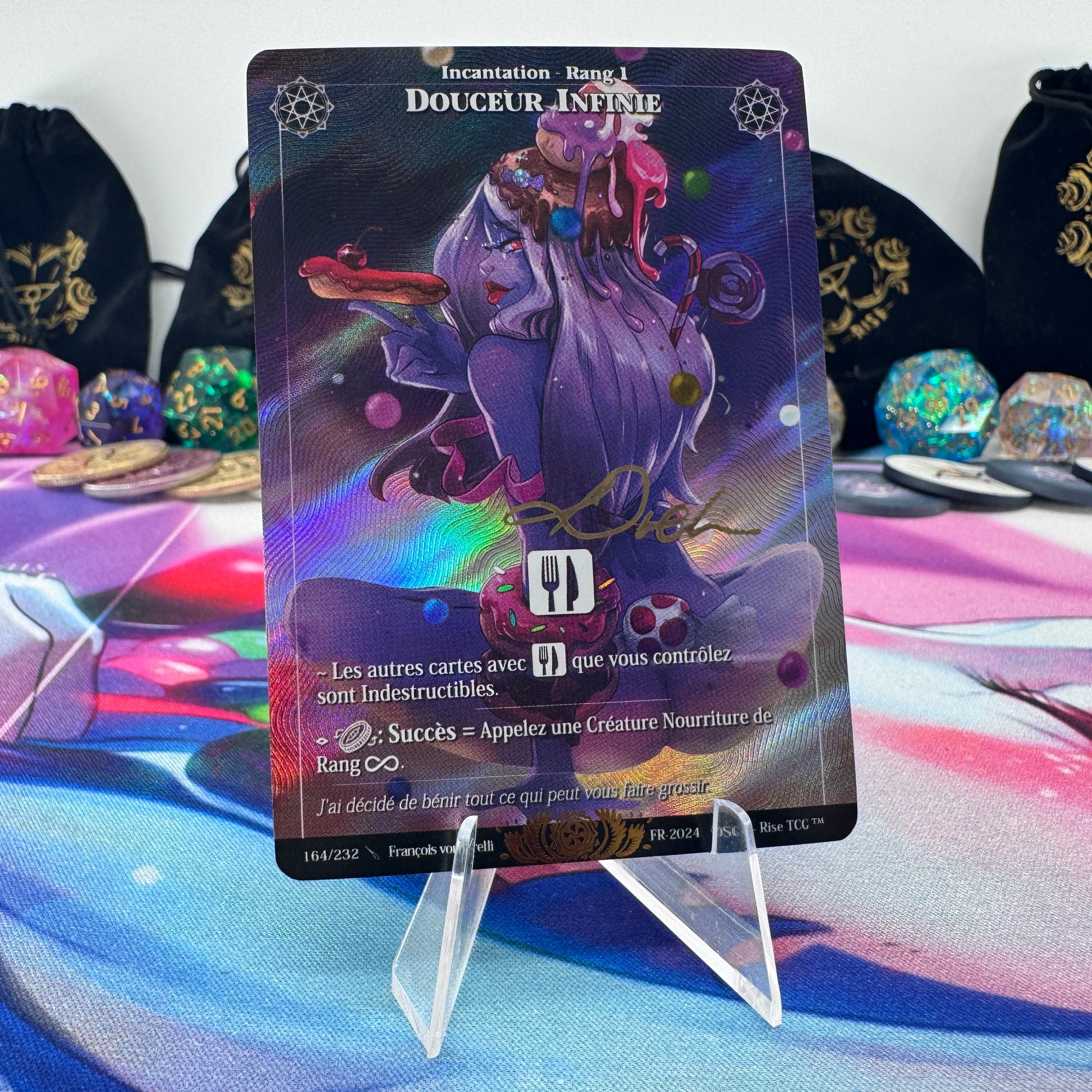 #1600 Douceur Infinie | 164/232 | Holo *Signed by Francois* | Candypocalypse | Legendary (FR)