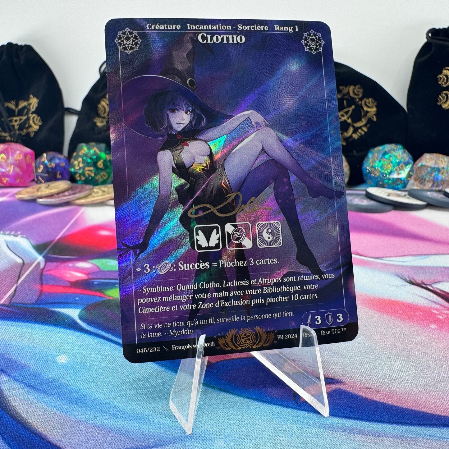 #1605 Clotho | 046/232 | Holo *Signed by Francois* | Candypocalypse | Legendary (FR)