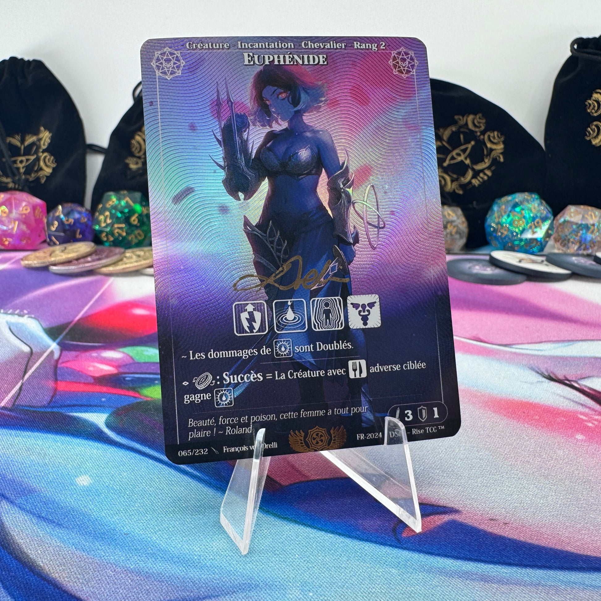#1608 Euphenide | 065/232 | Holo *Signed by Francois* | Candypocalypse | Rare (FR)