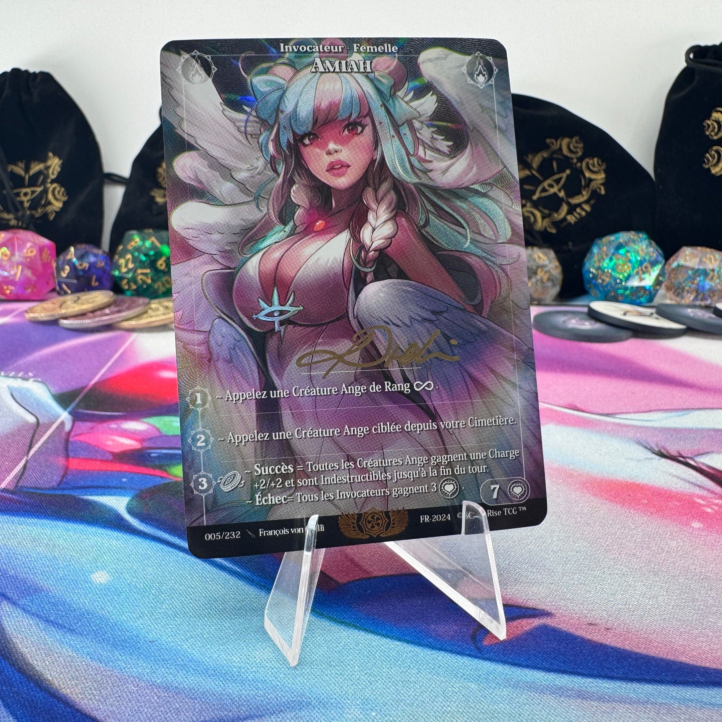 #1609 Amiah | 005/232 | Holo *Signed by Francois* | Candypocalypse | Rare (FR)