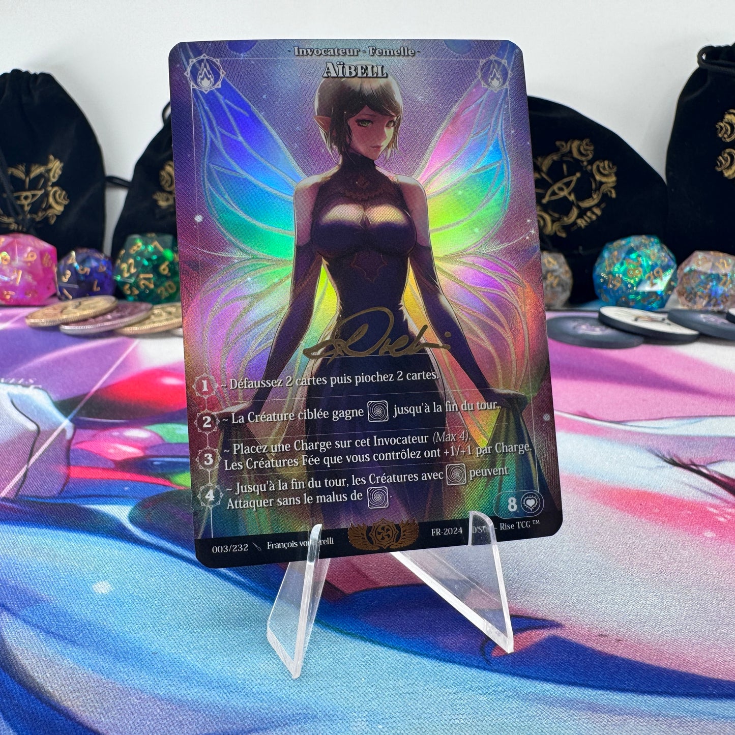 #1610 Aibell | 003/232 | Holo *Signed by Francois* | Candypocalypse | Rare (FR)