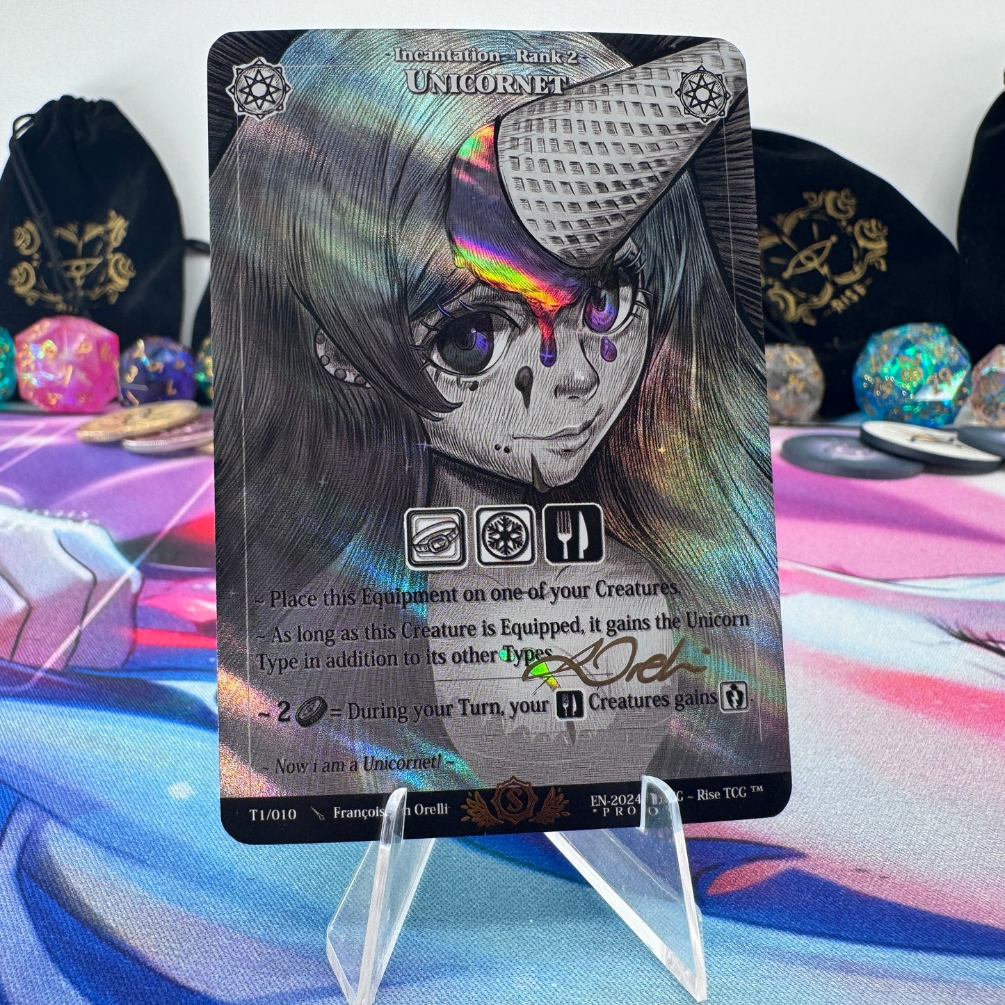 #1619 Unicornet | T1/010 | Holo *Signed by Francois* | Promo | Uncommon (EN)